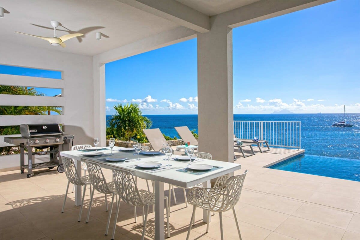 Villa Aqua, a Sleek Four-Bedroom Indigo Bay Villa with Private Pool and Saba Views - Photo 10