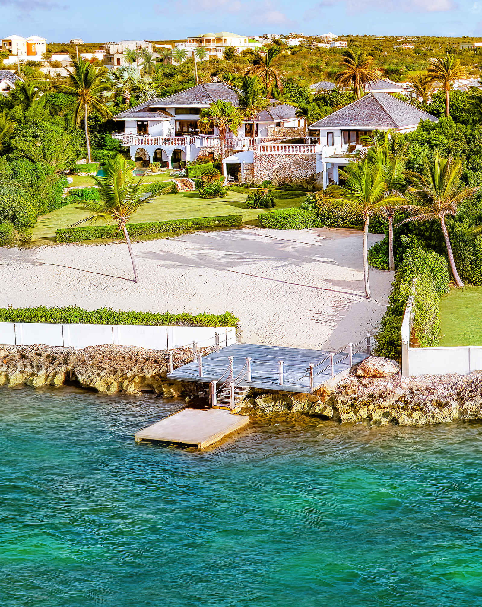 Villa Azure, Little Harbour Anguilla Beachfront Estate with 10 Bedrooms Gallery 1