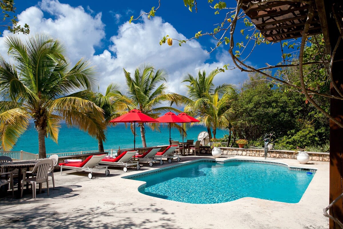 Baie Longue Beach House, Beachfront Villa with Heated Pool in Terres Basses - Photo 13