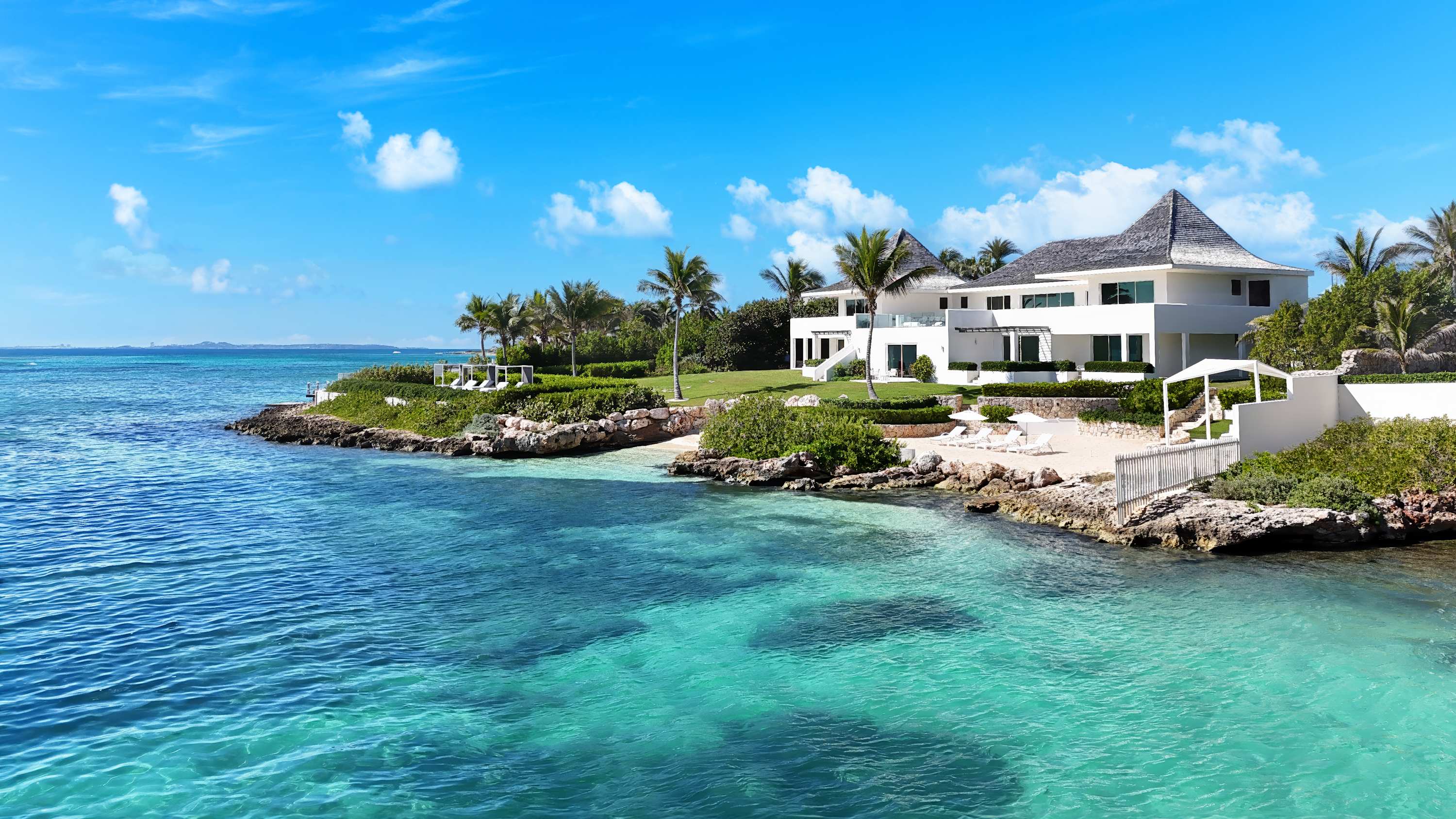 Bleu Ciel, Little Harbour Anguilla Beachfront Estate with 11 Bedrooms, Tennis and Private Pools