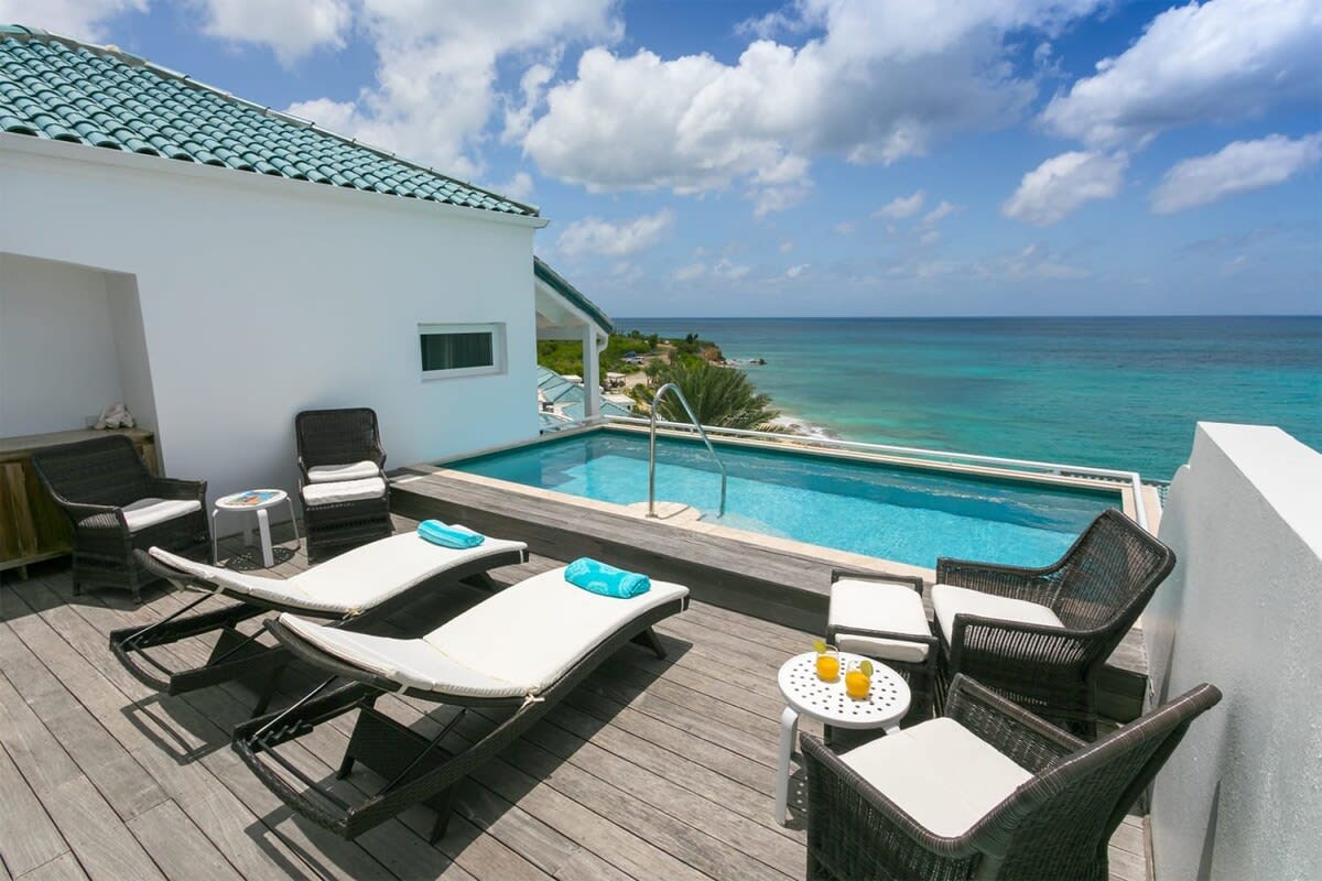 Villa Blue Dove at Shore Pointe, Cupecoy Beach Villa with Rooftop Pool Gallery 1