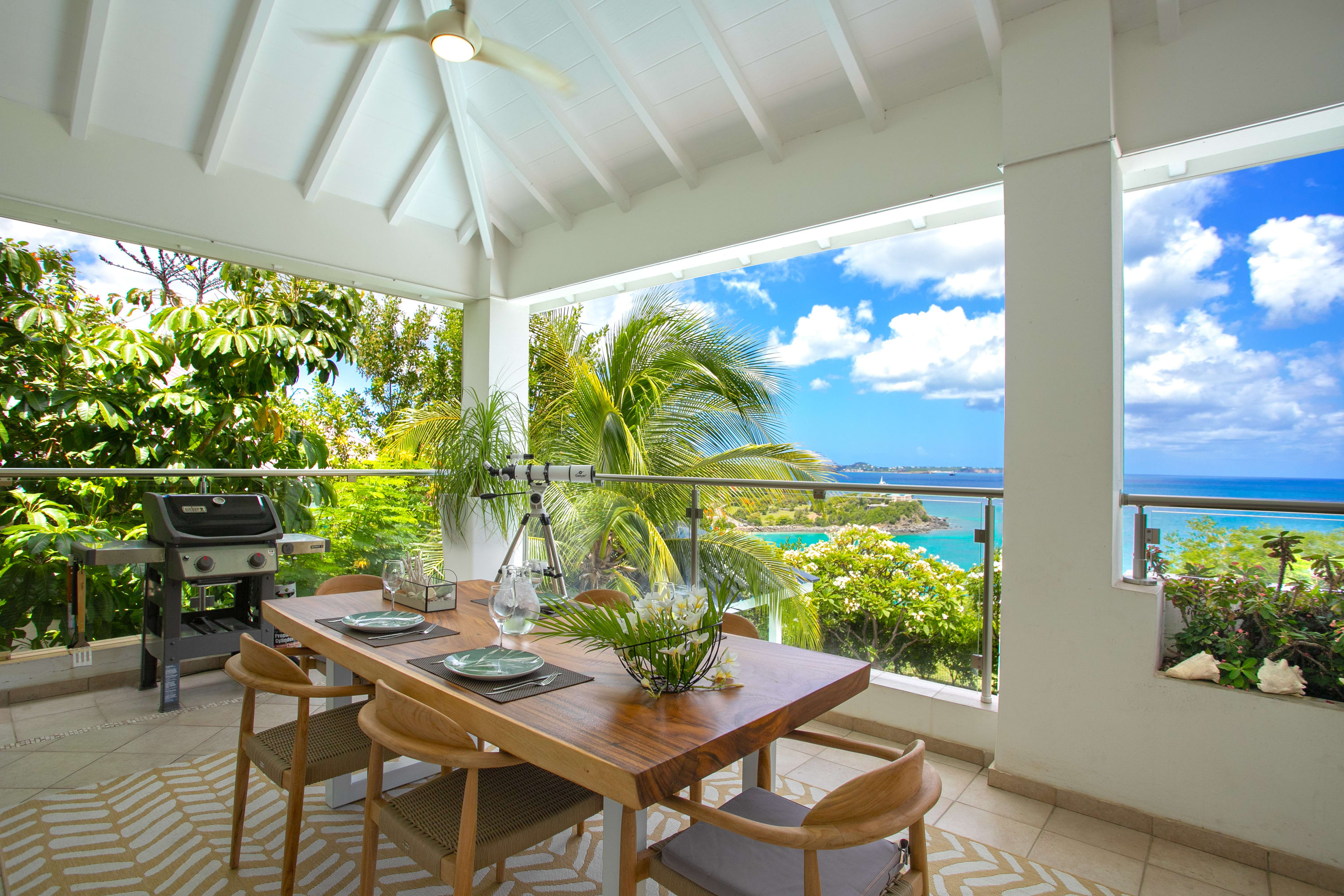 Villa Blue Sailing, a Three-Bedroom Villa Above Happy Bay with Caribbean Sunset Views - Photo 10