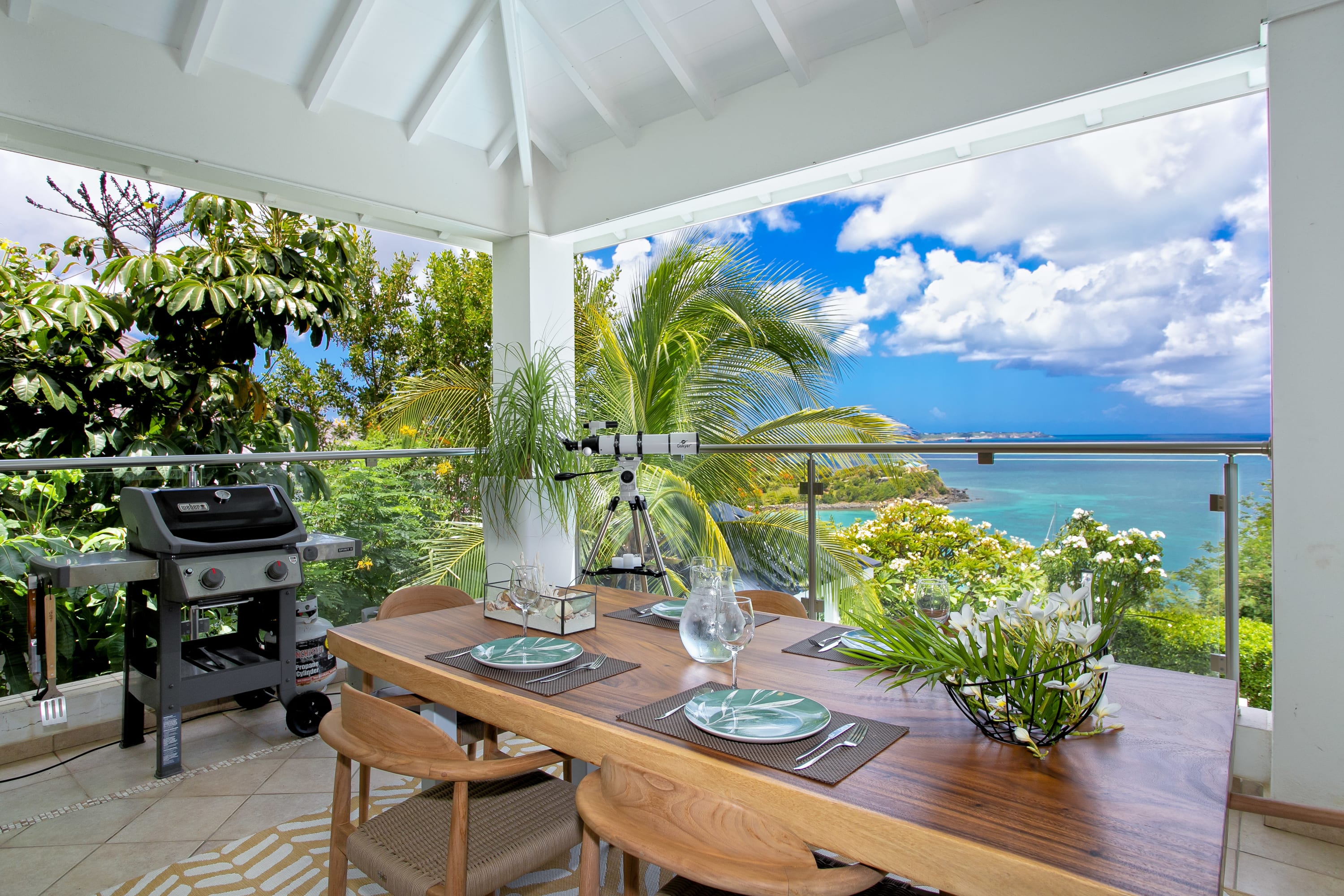 Villa Blue Sailing, a Three-Bedroom Villa Above Happy Bay with Caribbean Sunset Views - Photo 11