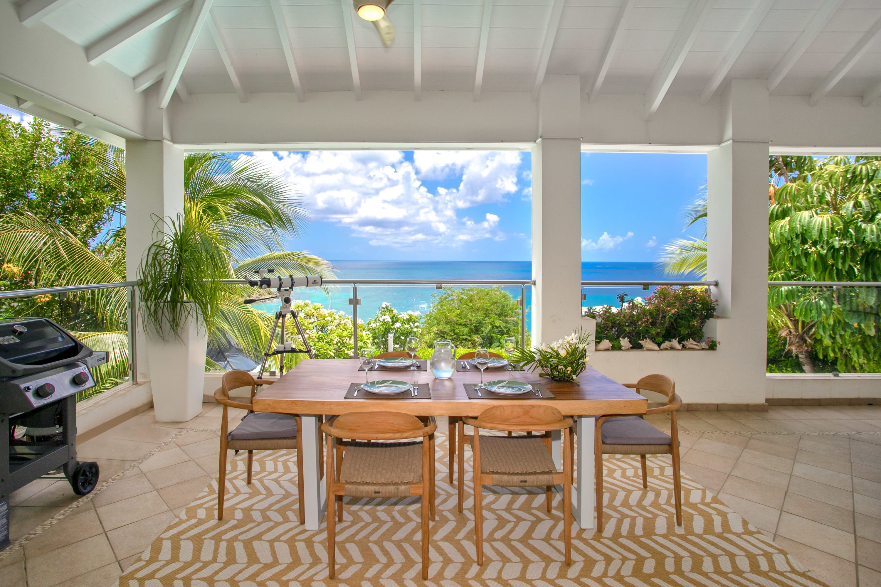 Villa Blue Sailing, a Three-Bedroom Villa Above Happy Bay with Caribbean Sunset Views - Photo 9