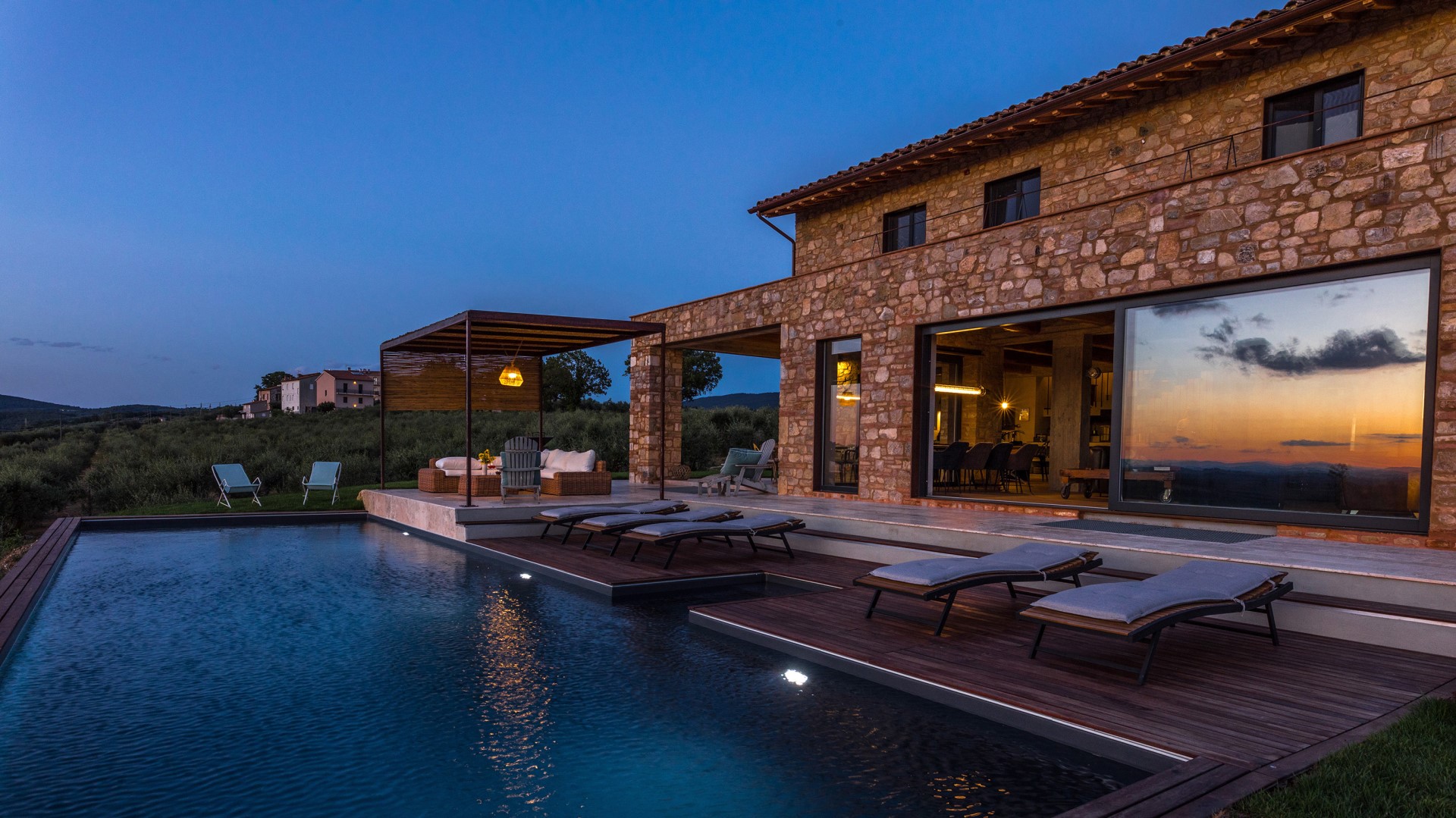 Casale The Place, Industrial-Chic Stone Villa with Pool Near Todi - Photo 23