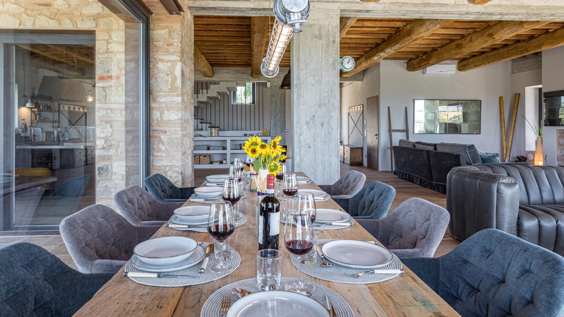 Casale The Place, Industrial-Chic Stone Villa with Pool Near Todi - Photo 31