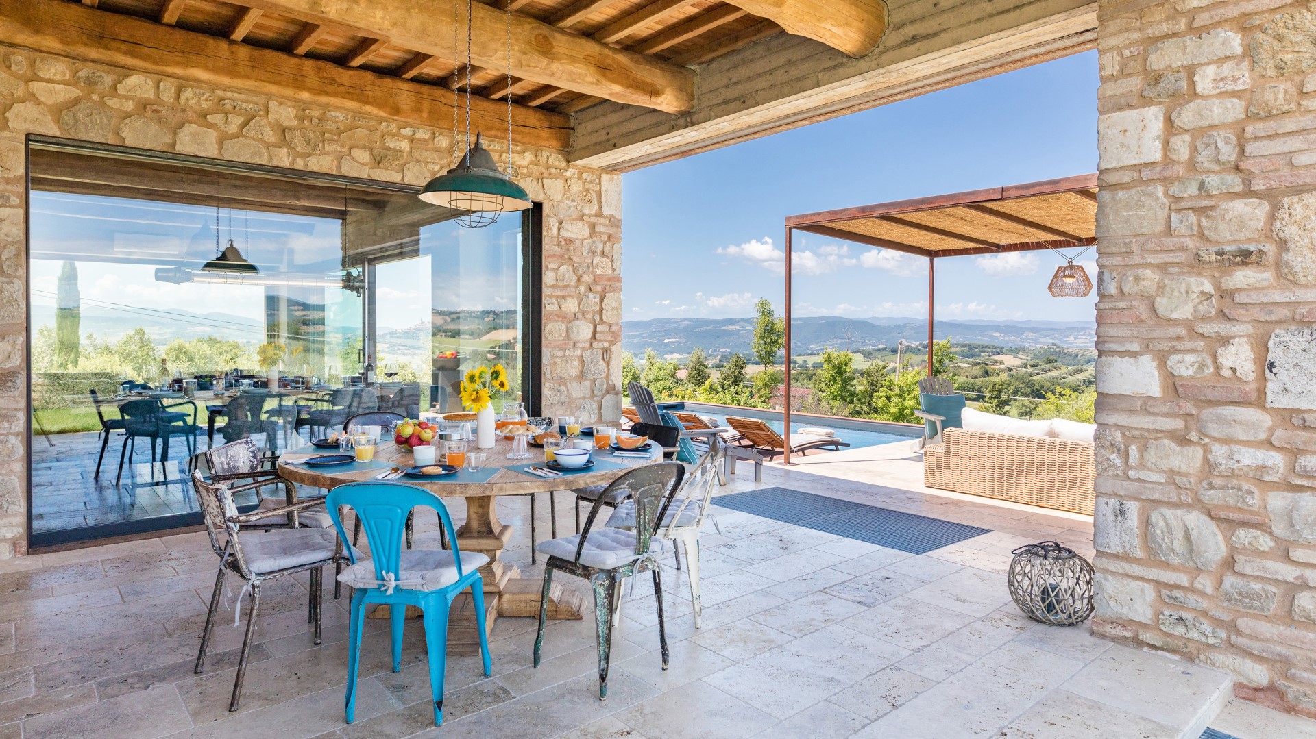 Casale The Place, Industrial-Chic Stone Villa with Pool Near Todi - Photo 9