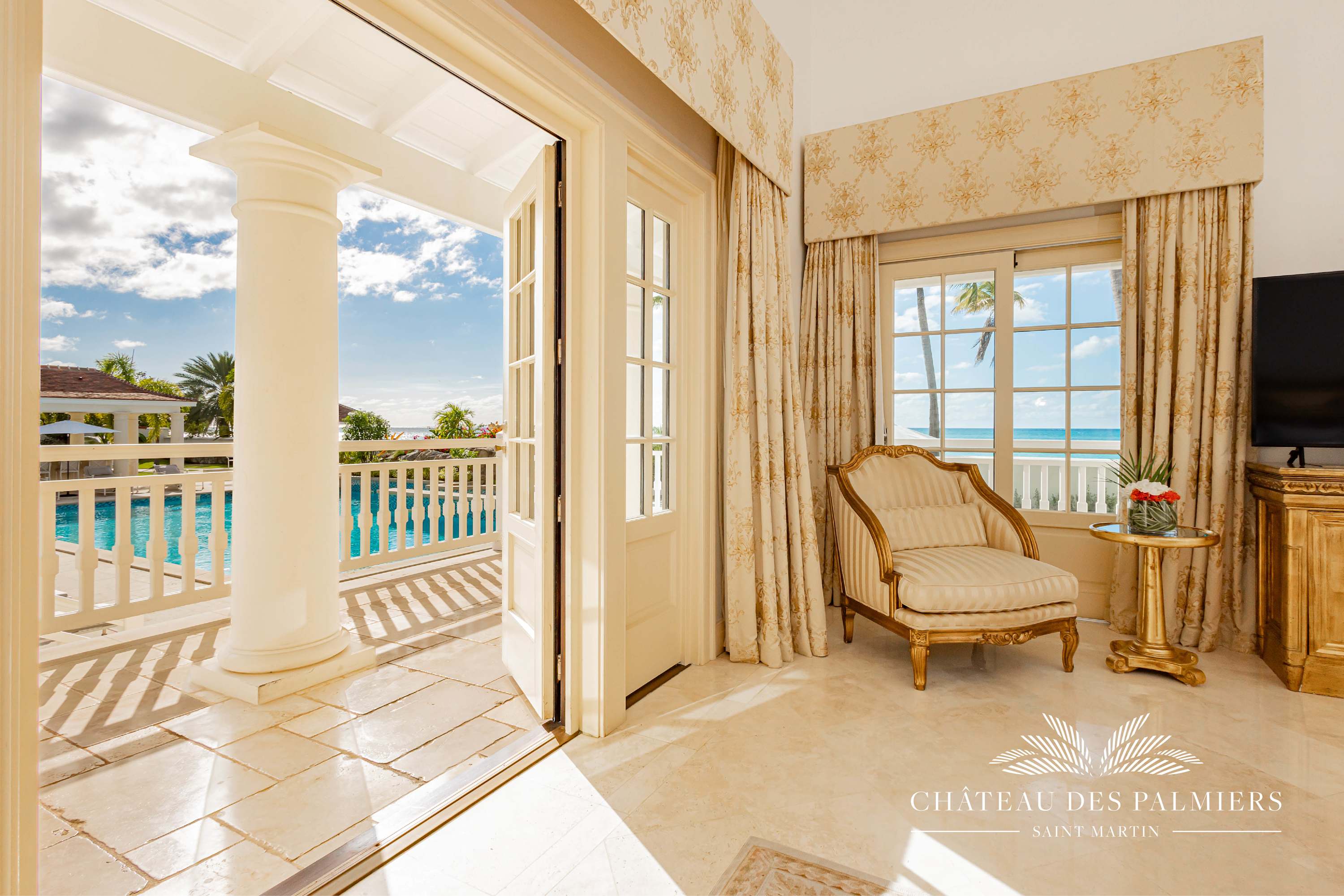 Chateau des Palmiers, 10 Bedroom Beachfront Estate on Plum Bay - Photo 17