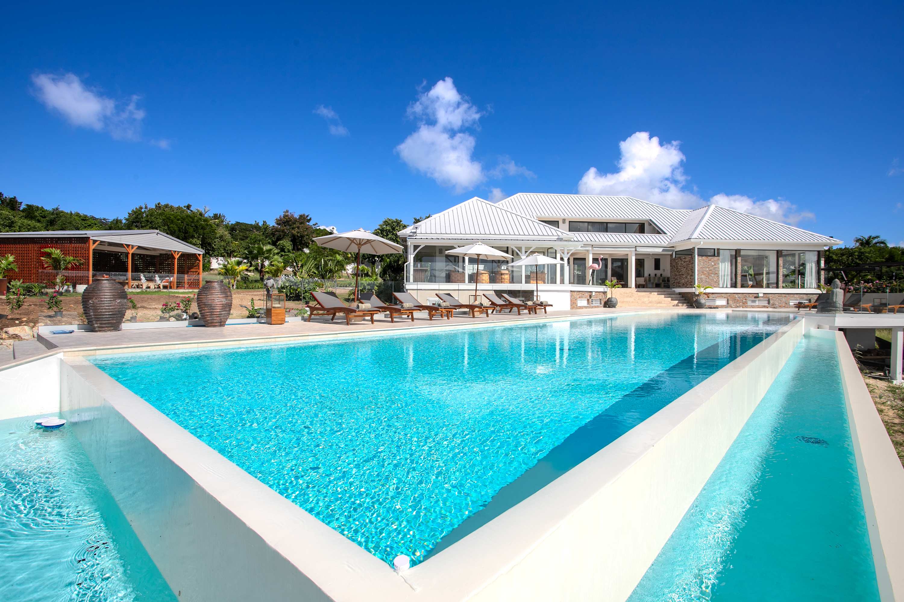 Villa Debbie, Ocean-View Terres Basses Villa with Heated Pool and Private Padel Court Main View
