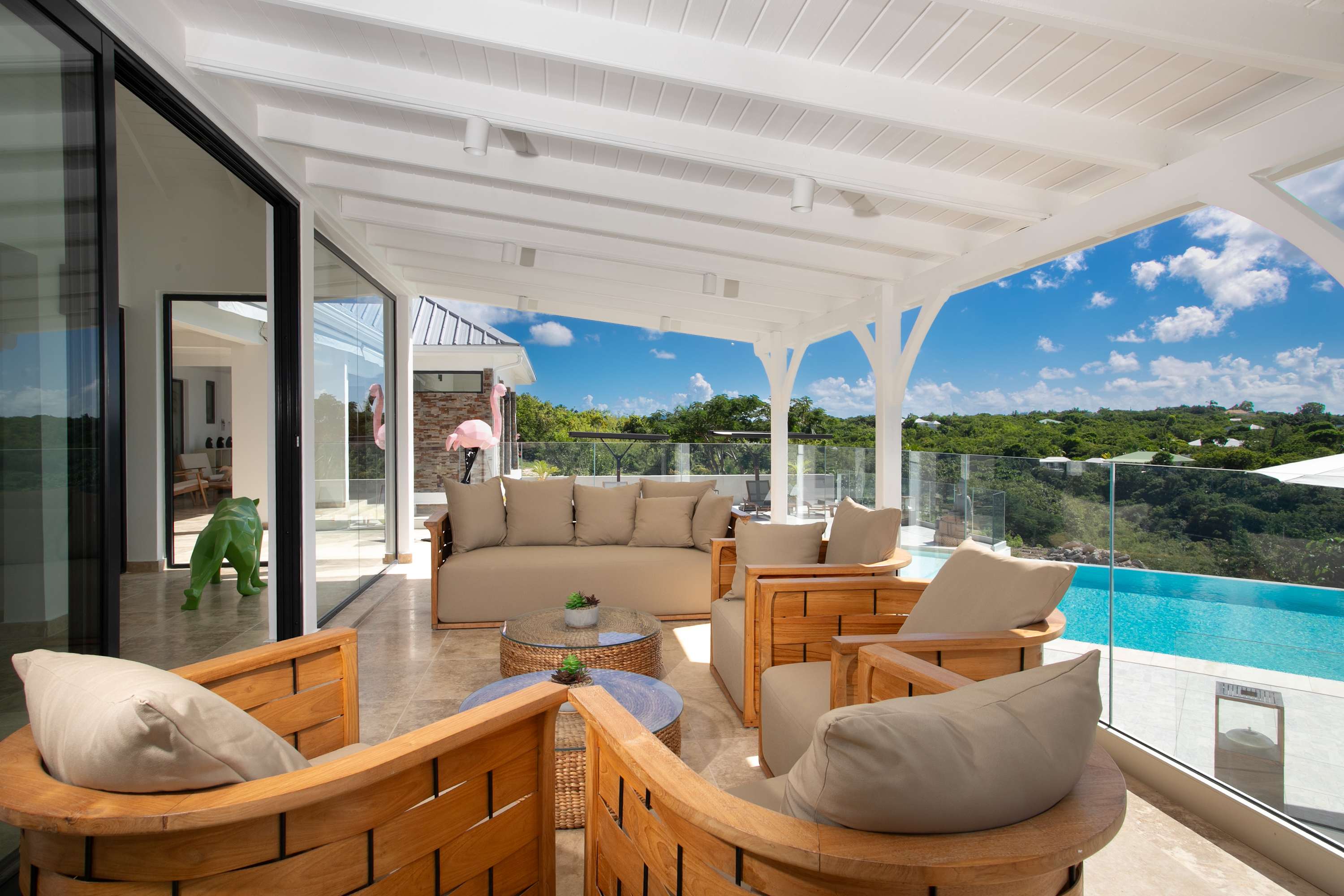 Villa Debbie, Ocean-View Terres Basses Villa with Heated Pool and Private Padel Court - Photo 10