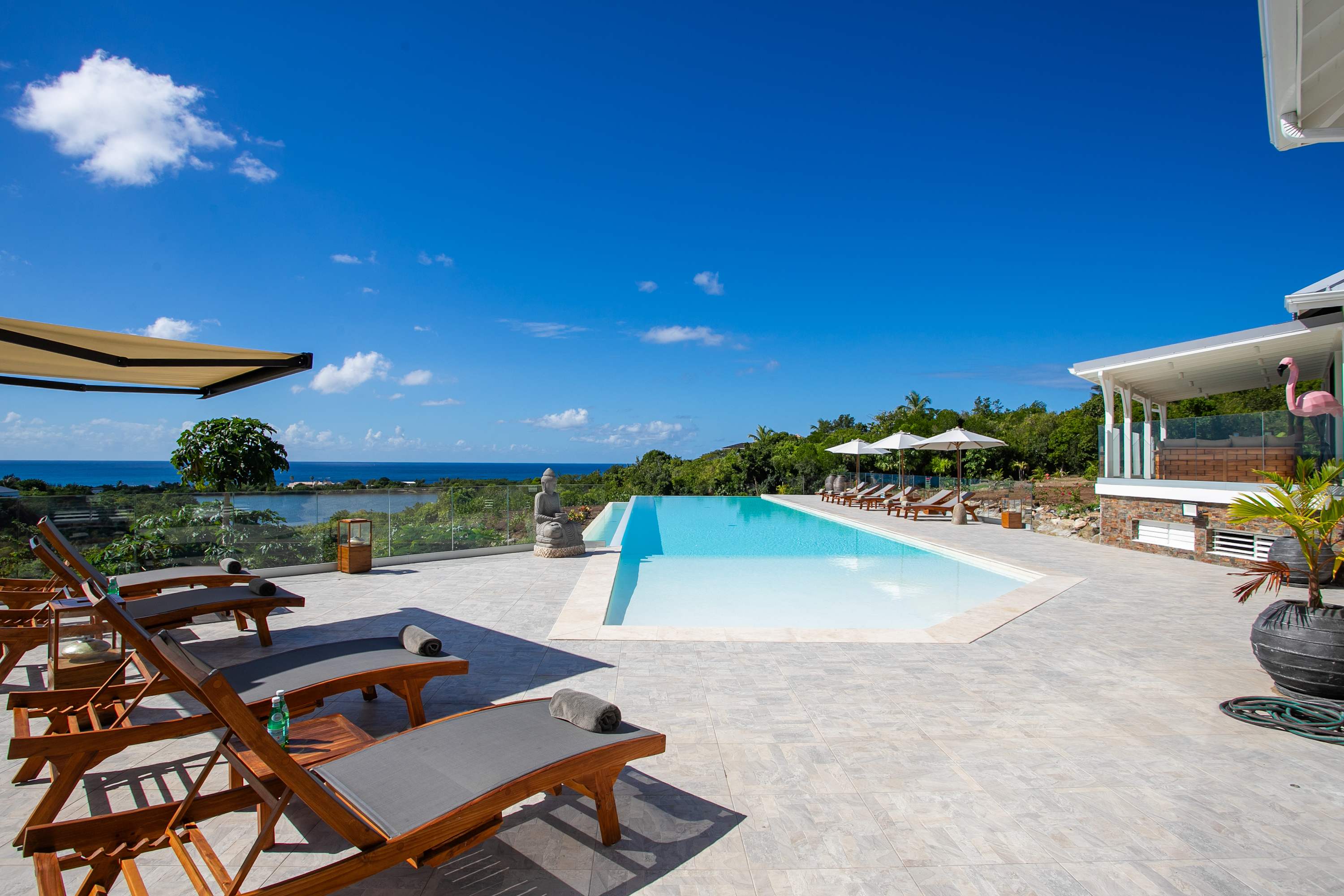 Villa Debbie, Ocean-View Terres Basses Villa with Heated Pool and Private Padel Court Gallery 1