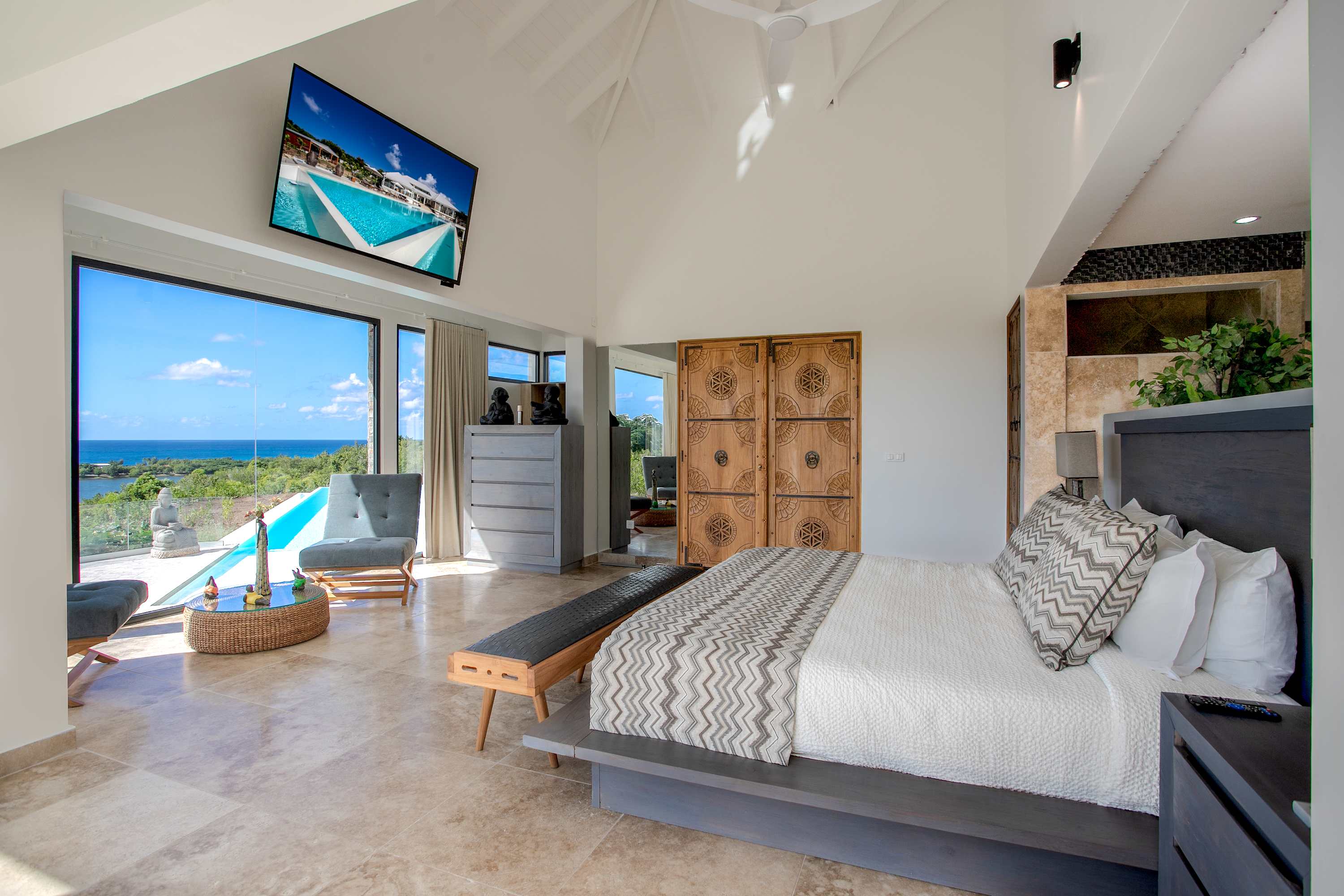Villa Debbie, Ocean-View Terres Basses Villa with Heated Pool and Private Padel Court - Photo 23