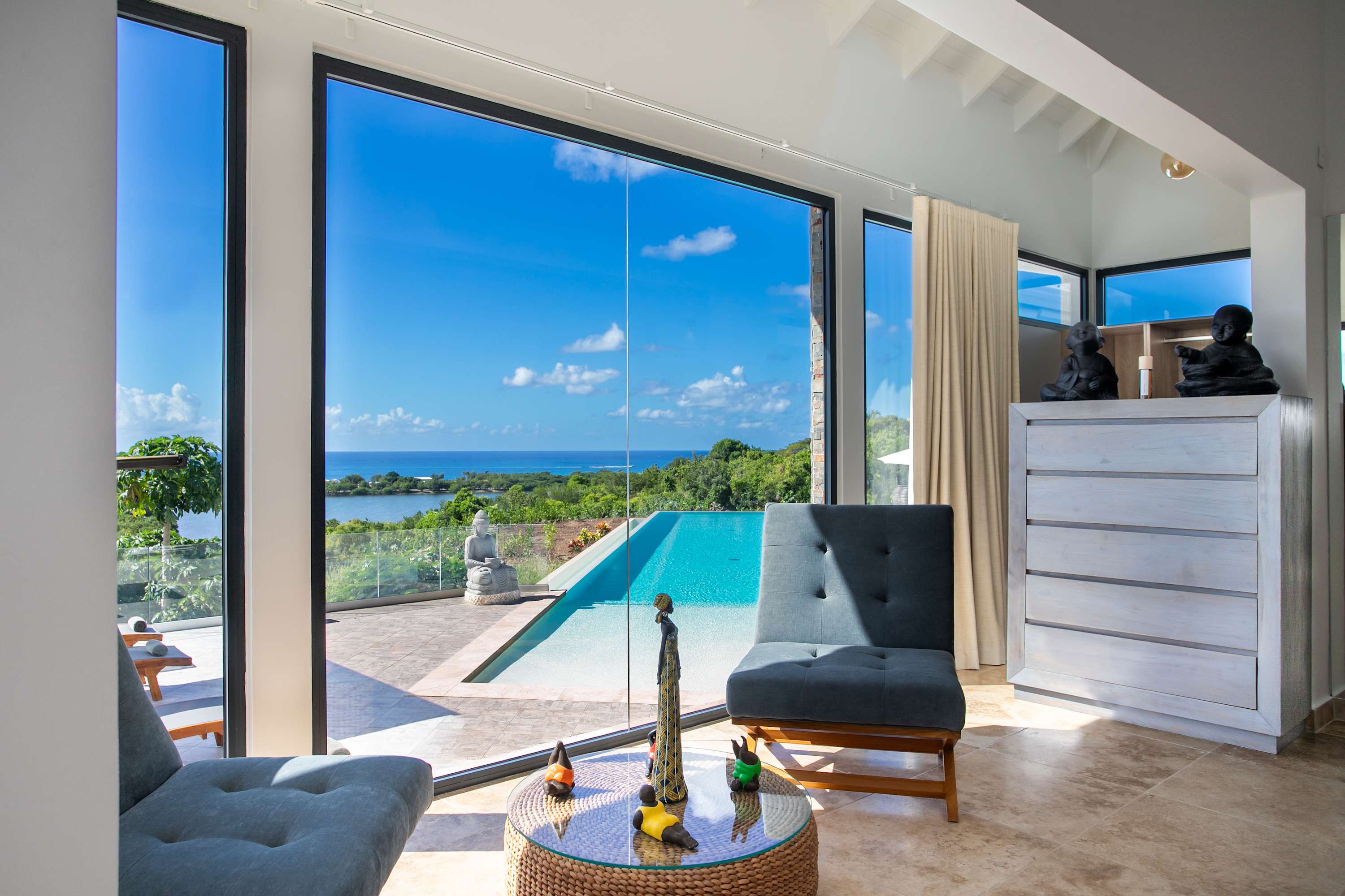 Villa Debbie, Ocean-View Terres Basses Villa with Heated Pool and Private Padel Court - Photo 24