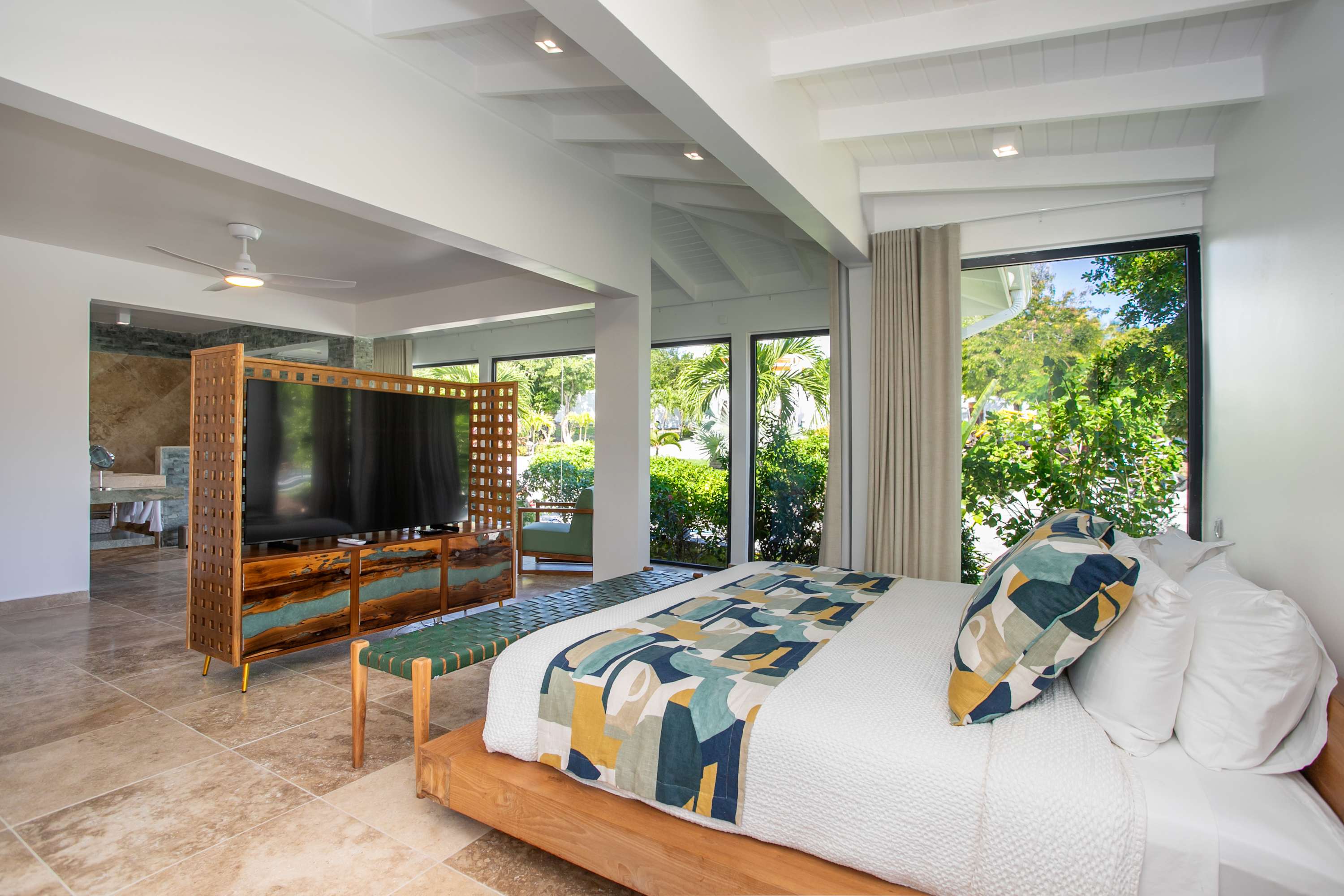 Villa Debbie, Ocean-View Terres Basses Villa with Heated Pool and Private Padel Court - Photo 33