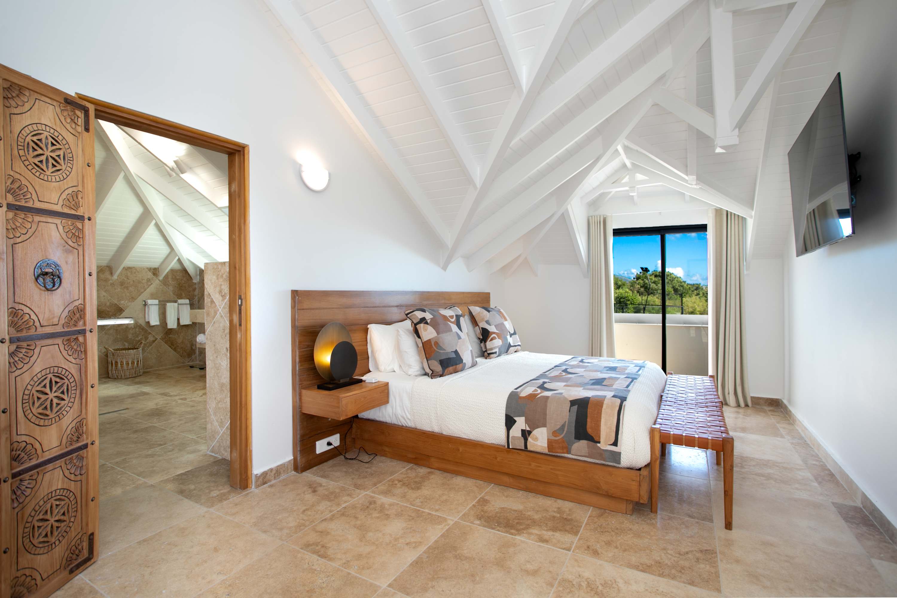 Villa Debbie, Ocean-View Terres Basses Villa with Heated Pool and Private Padel Court - Photo 45