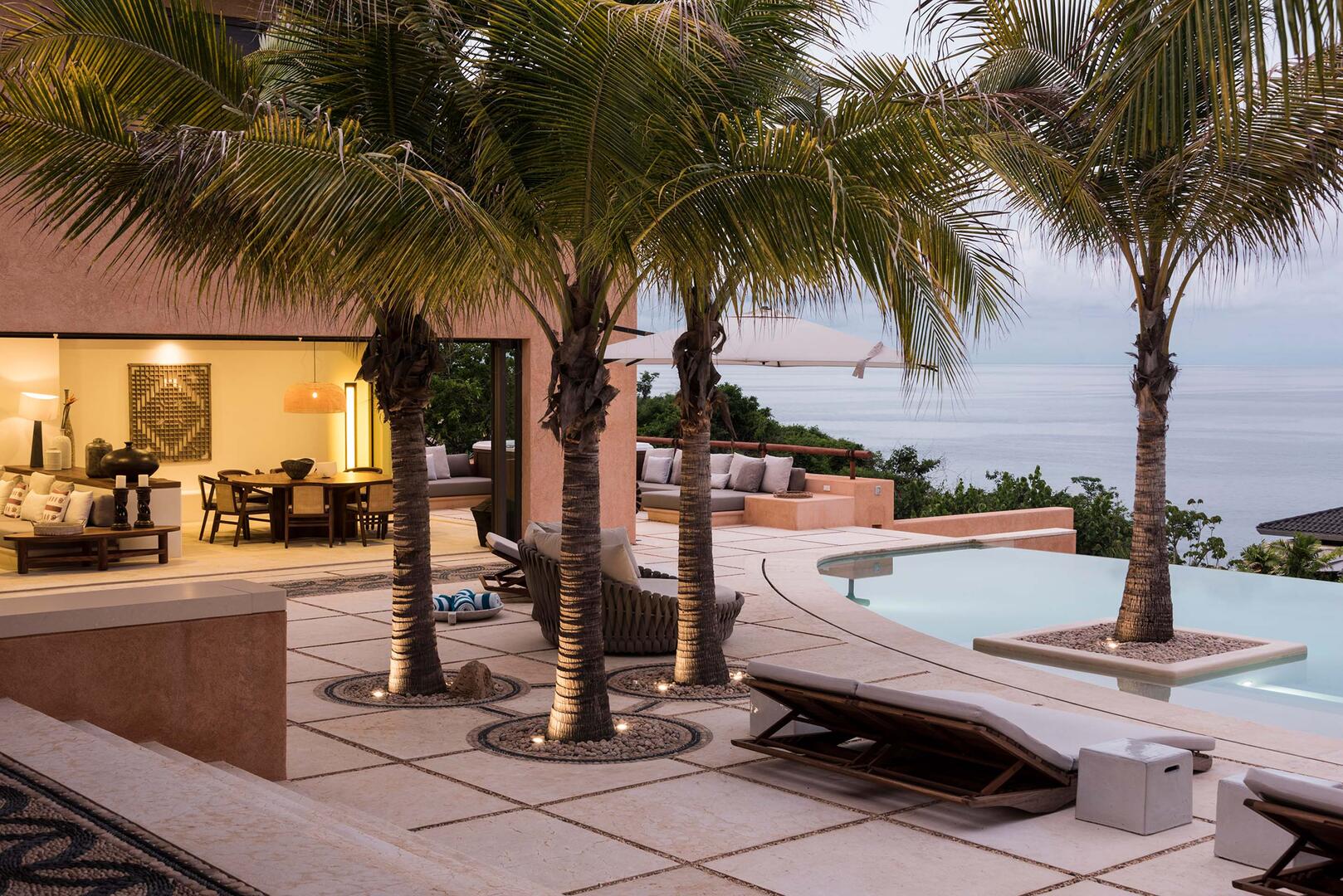 Estate Las Palmas, Seven Bedroom Ocean View Villa in Punta Mita with Chef and Beach Club Access Main View