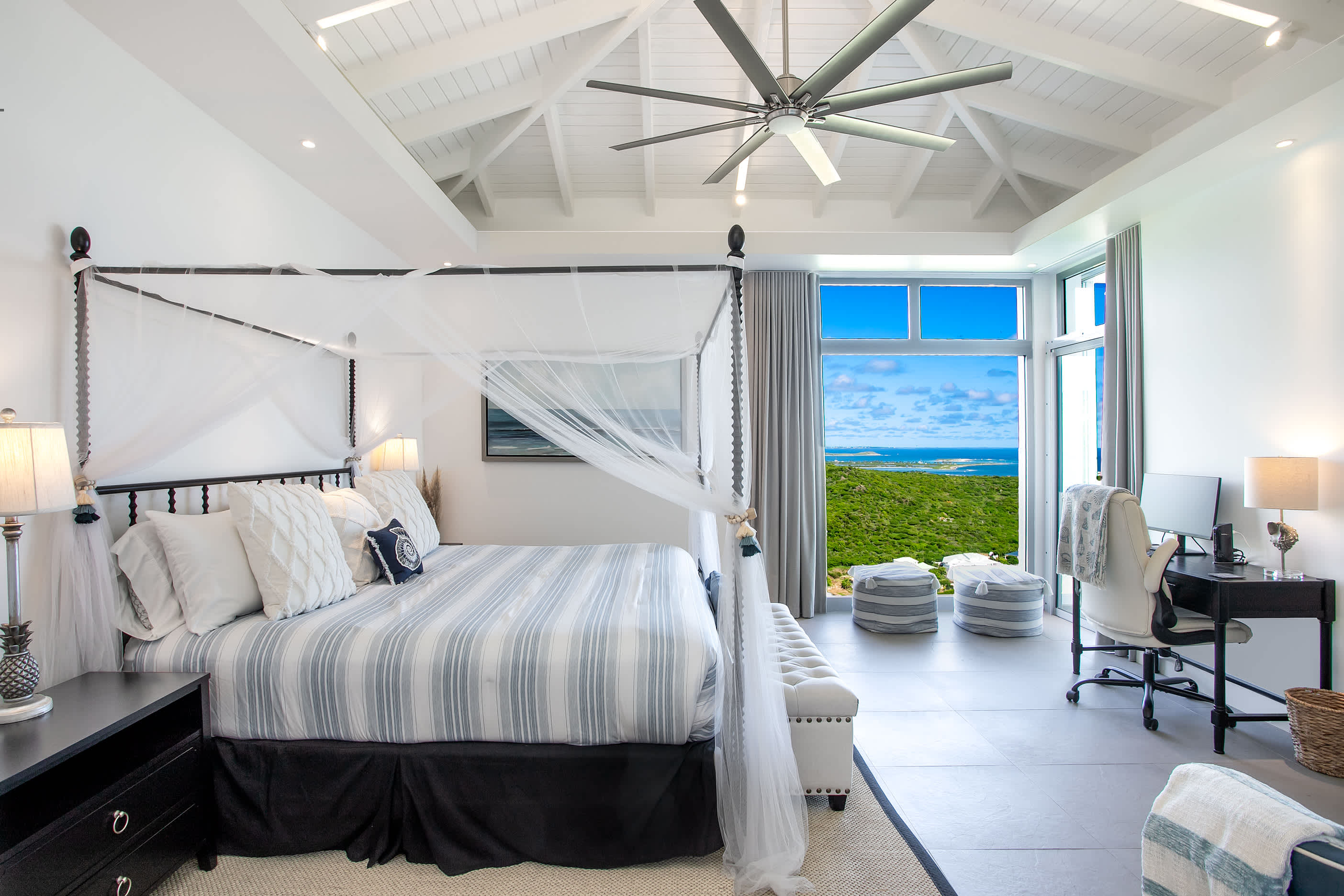 Five Minutes More, Ocean View Villa in Oyster Pond with Four King Suites - Photo 29