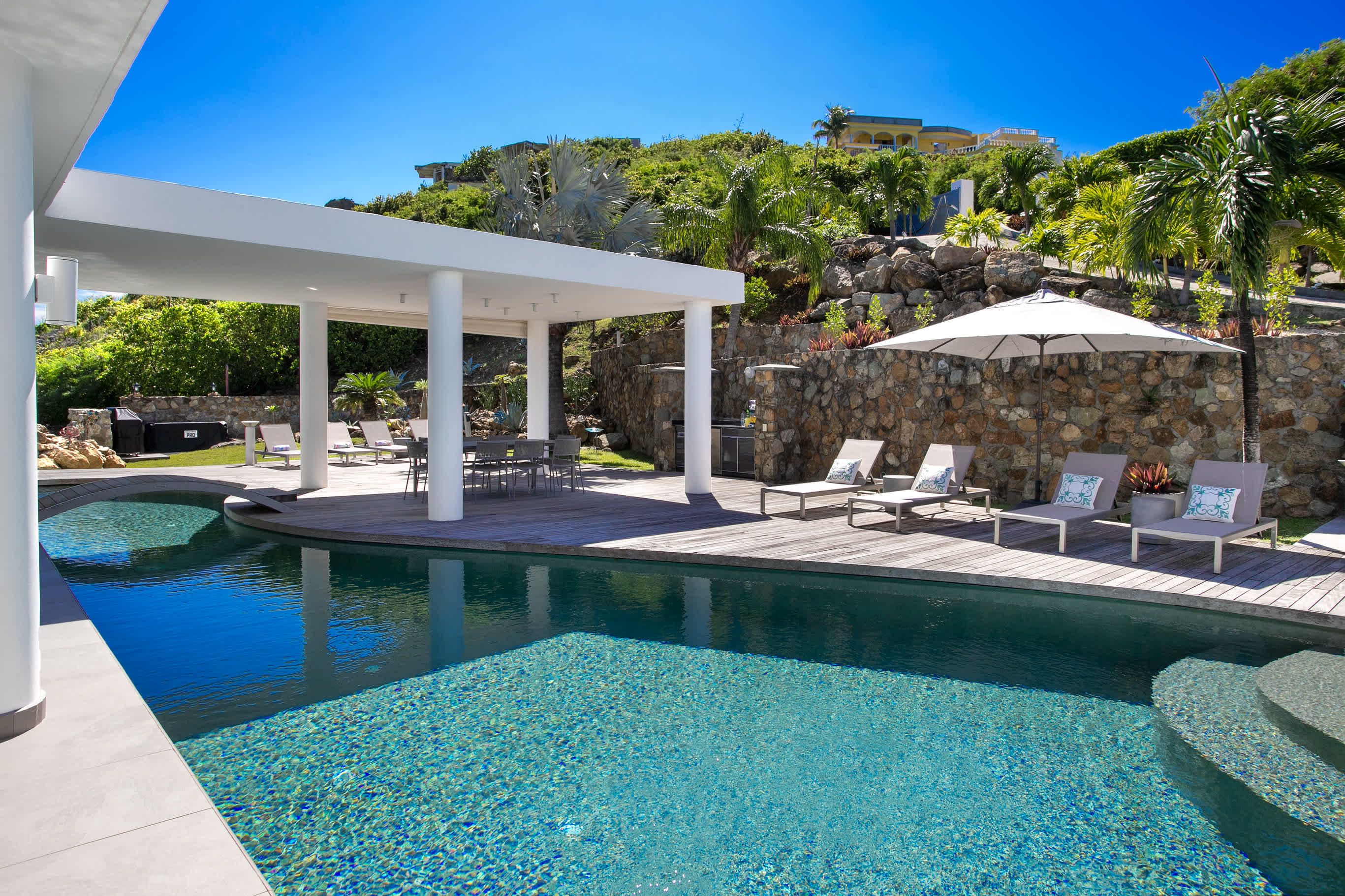 Five Minutes More, Ocean View Villa in Oyster Pond with Four King Suites Gallery 2