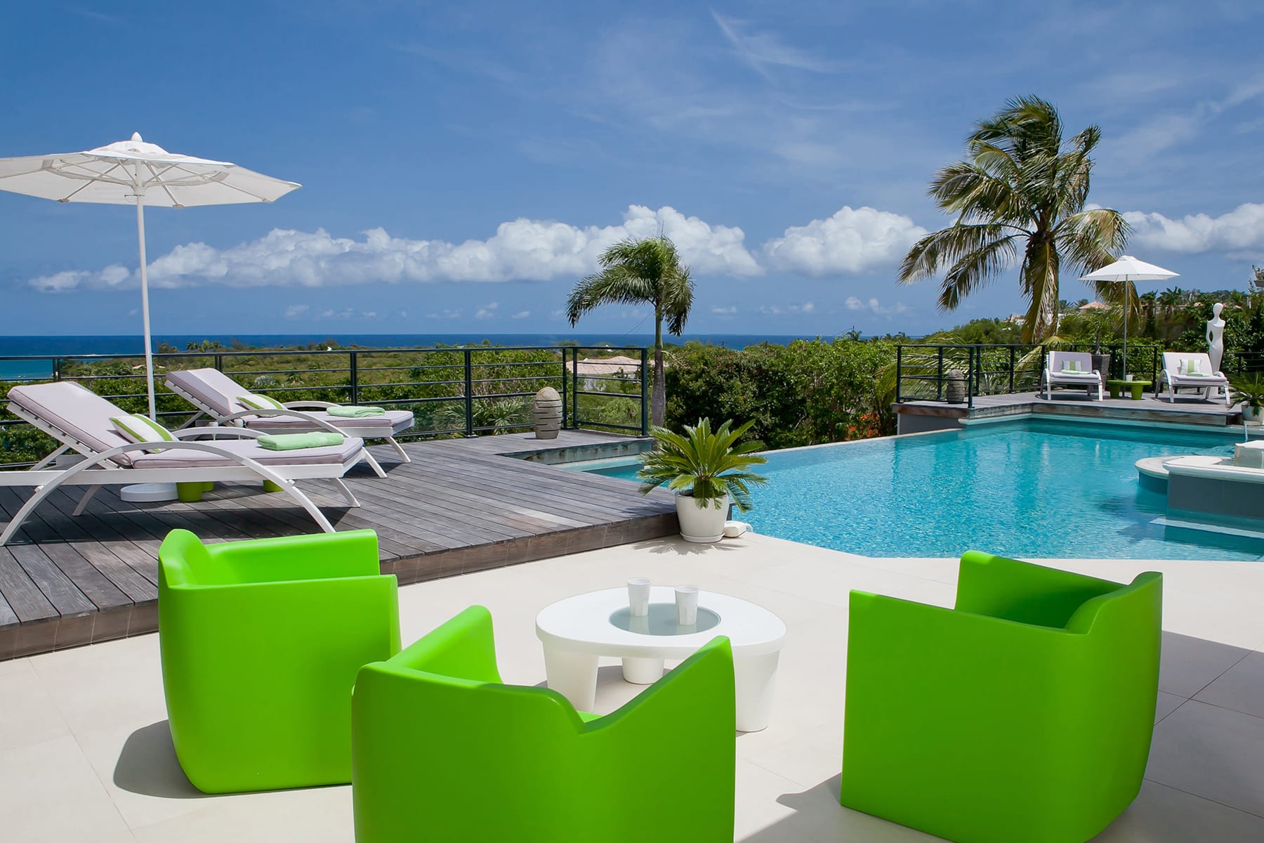 Villa Giselle, Terres Basses Villa with 180 Degree Caribbean Views and a Heated Pool - Photo 13