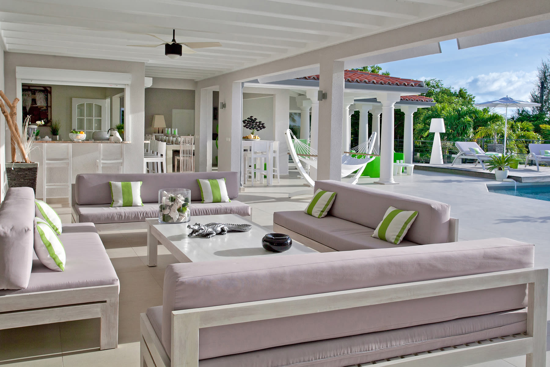 Villa Giselle, Terres Basses Villa with 180 Degree Caribbean Views and a Heated Pool - Photo 14
