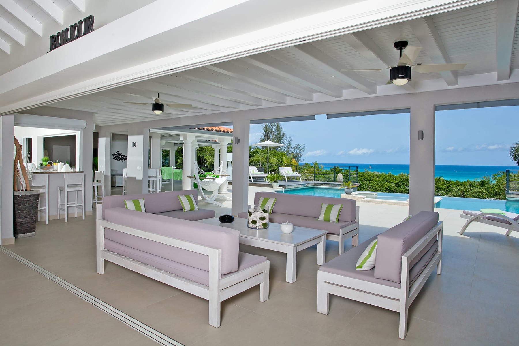 Villa Giselle, Terres Basses Villa with 180 Degree Caribbean Views and a Heated Pool - Photo 15