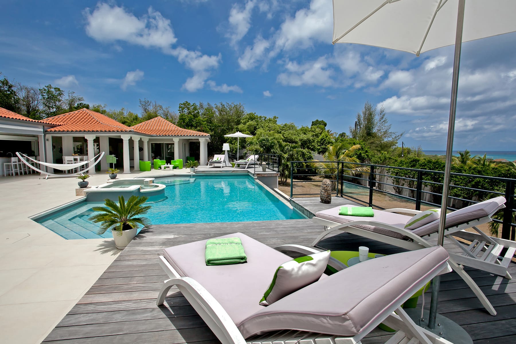 Villa Giselle, Terres Basses Villa with 180 Degree Caribbean Views and a Heated Pool - Photo 5