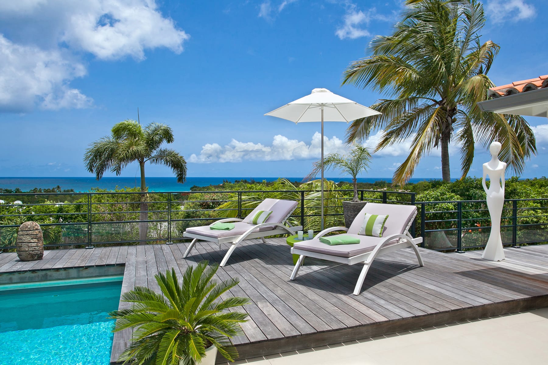 Villa Giselle, Terres Basses Villa with 180 Degree Caribbean Views and a Heated Pool - Photo 8