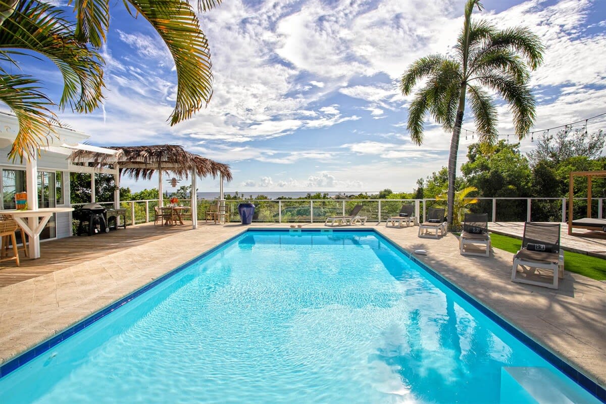 Villa Jacaranda, Baie Longue Views and Barefoot Terrace Living in Terres Basses Main View