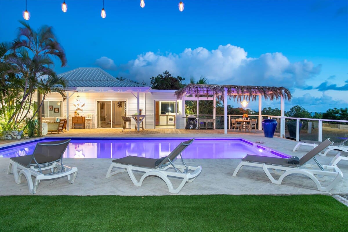 Villa Jacaranda, Baie Longue Views and Barefoot Terrace Living in Terres Basses - Photo 29
