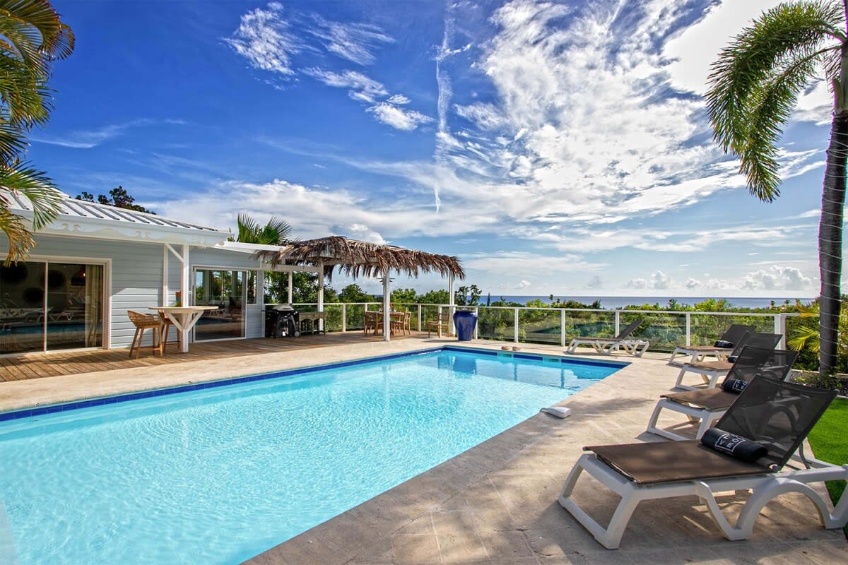Villa Jacaranda, Baie Longue Views and Barefoot Terrace Living in Terres Basses Gallery 3