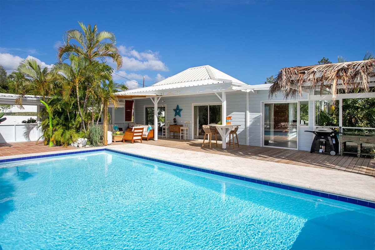 Villa Jacaranda, Baie Longue Views and Barefoot Terrace Living in Terres Basses - Photo 7