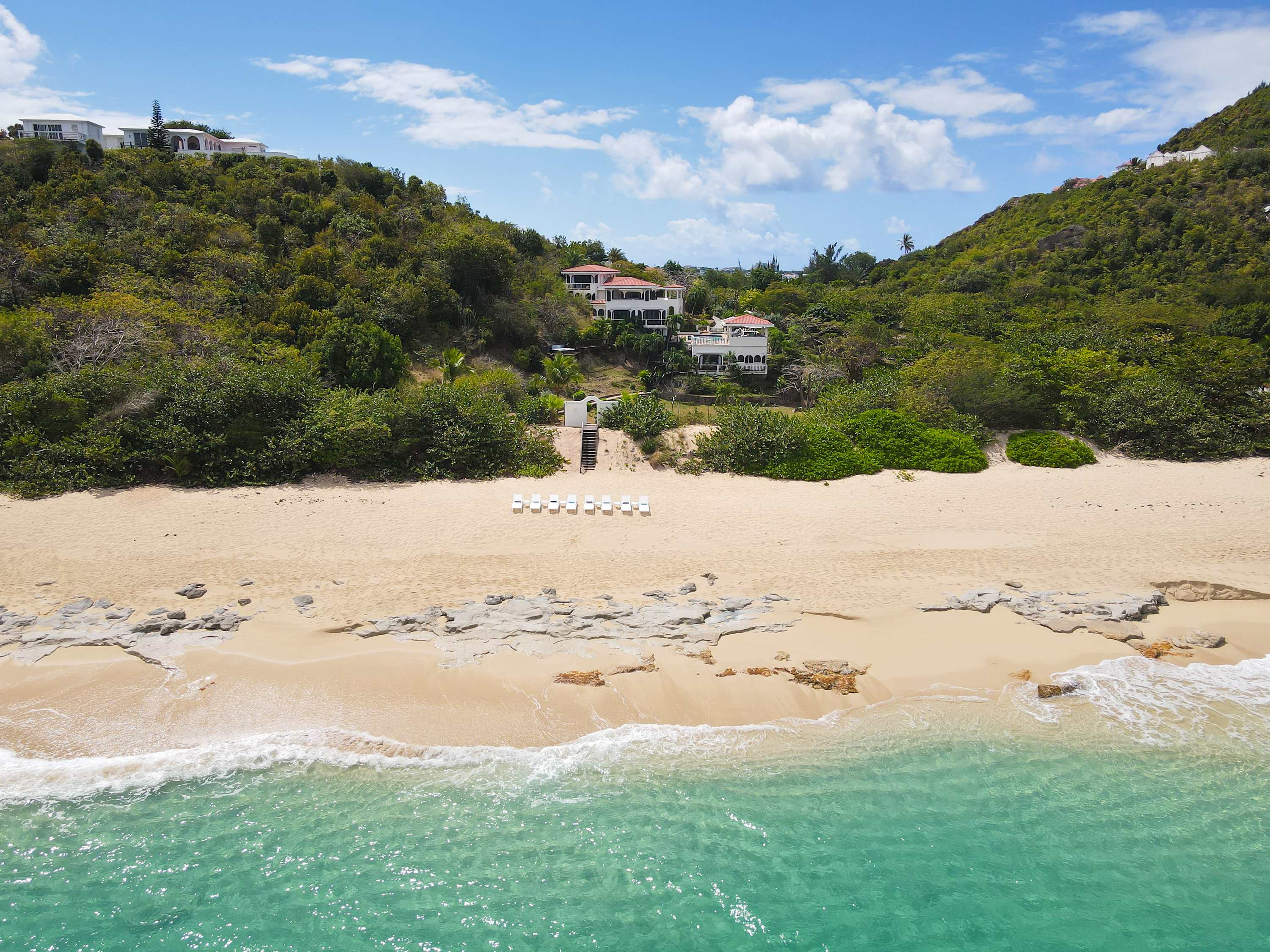Villa Joie de Vivre, Beachfront Baie Rouge Villa with Private Cottage and Sunset Pool Gallery 1