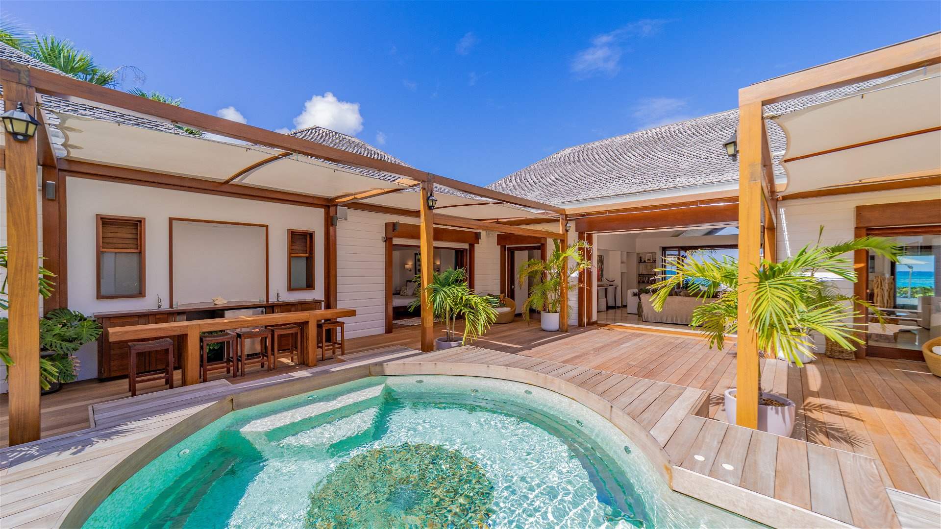 La Plage, Seven-Bedroom Beachfront Villa on Lorient Beach - Photo 9