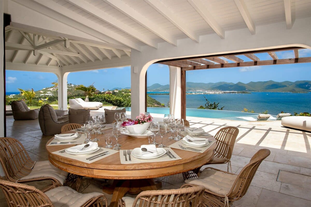 La Vue Folle, Terres Basses Beachfront Villa with Two Pools and Simpson Bay Lagoon Views - Photo 15