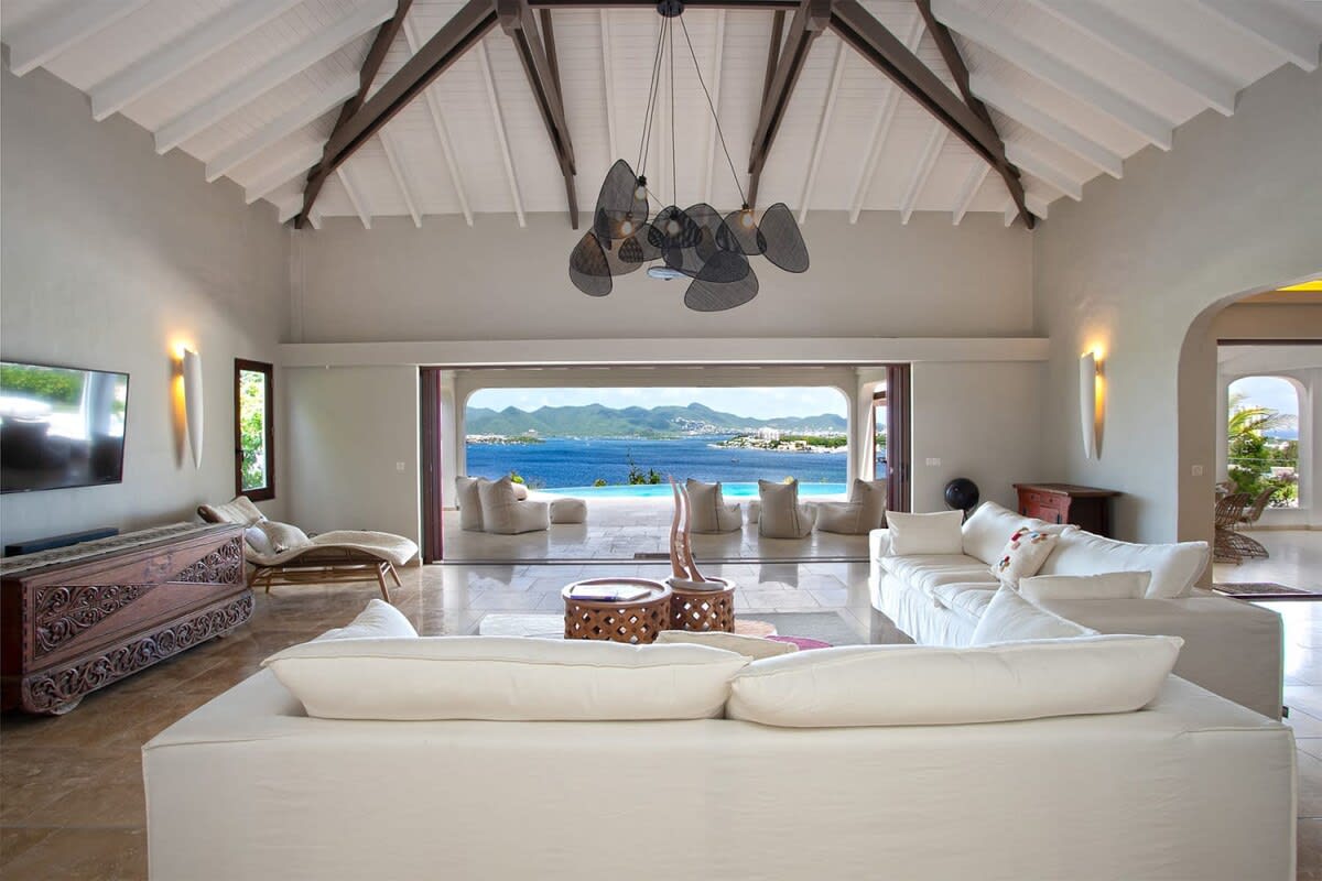 La Vue Folle, Terres Basses Beachfront Villa with Two Pools and Simpson Bay Lagoon Views - Photo 17