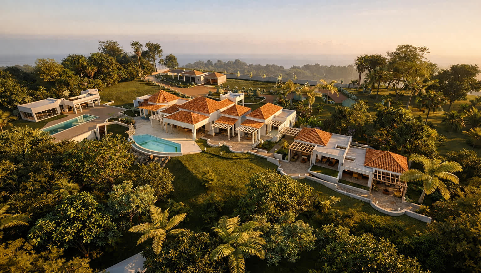 La Vue Folle, Terres Basses Beachfront Villa with Two Pools and Simpson Bay Lagoon Views Gallery 1