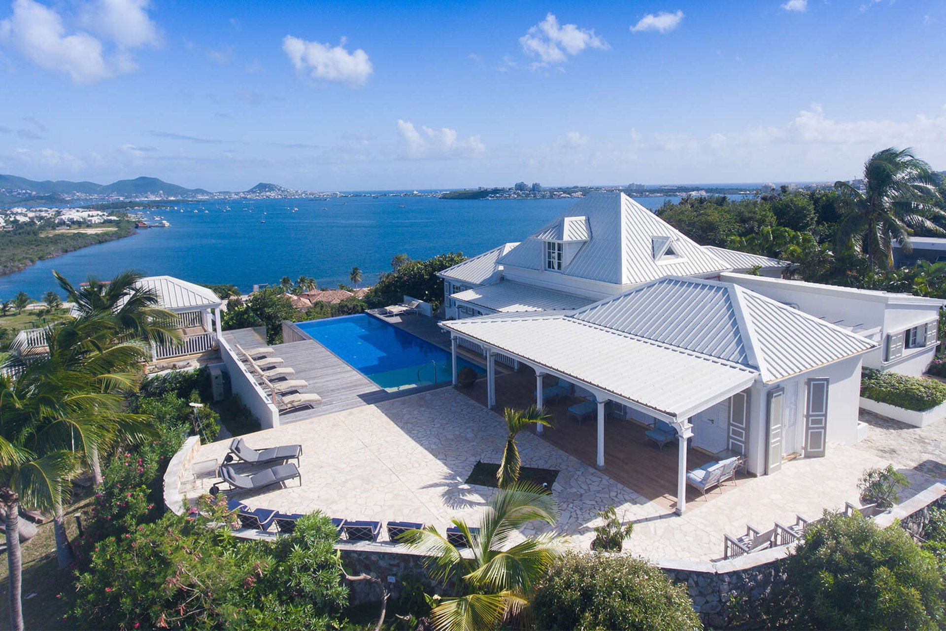 Le Caprice, Seven-Bedroom Beachfront Villa Above Baie Rouge Main View