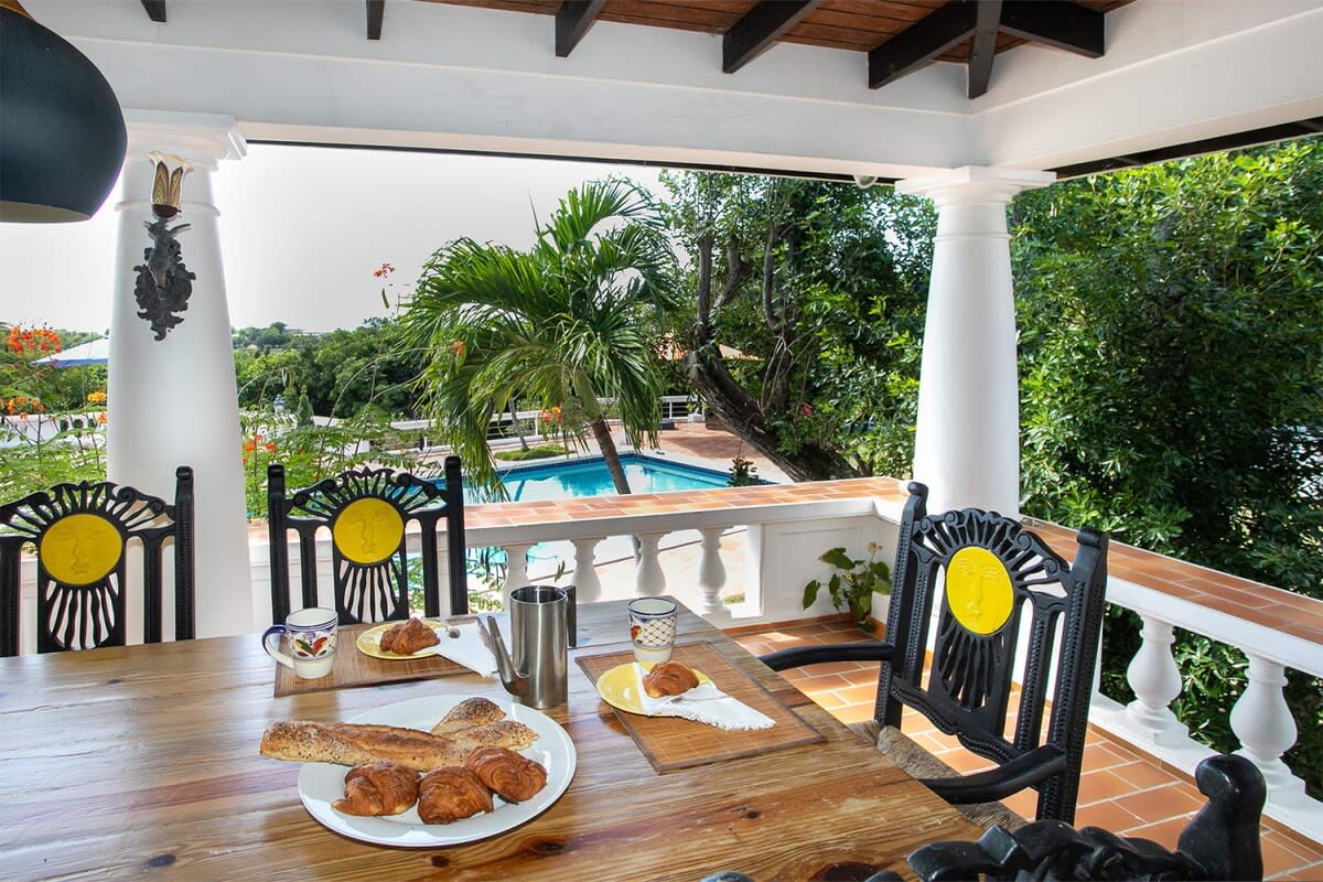 Villa Les Zephyrs, a Colonial West Indian Villa Above Baie Longue - Photo 11