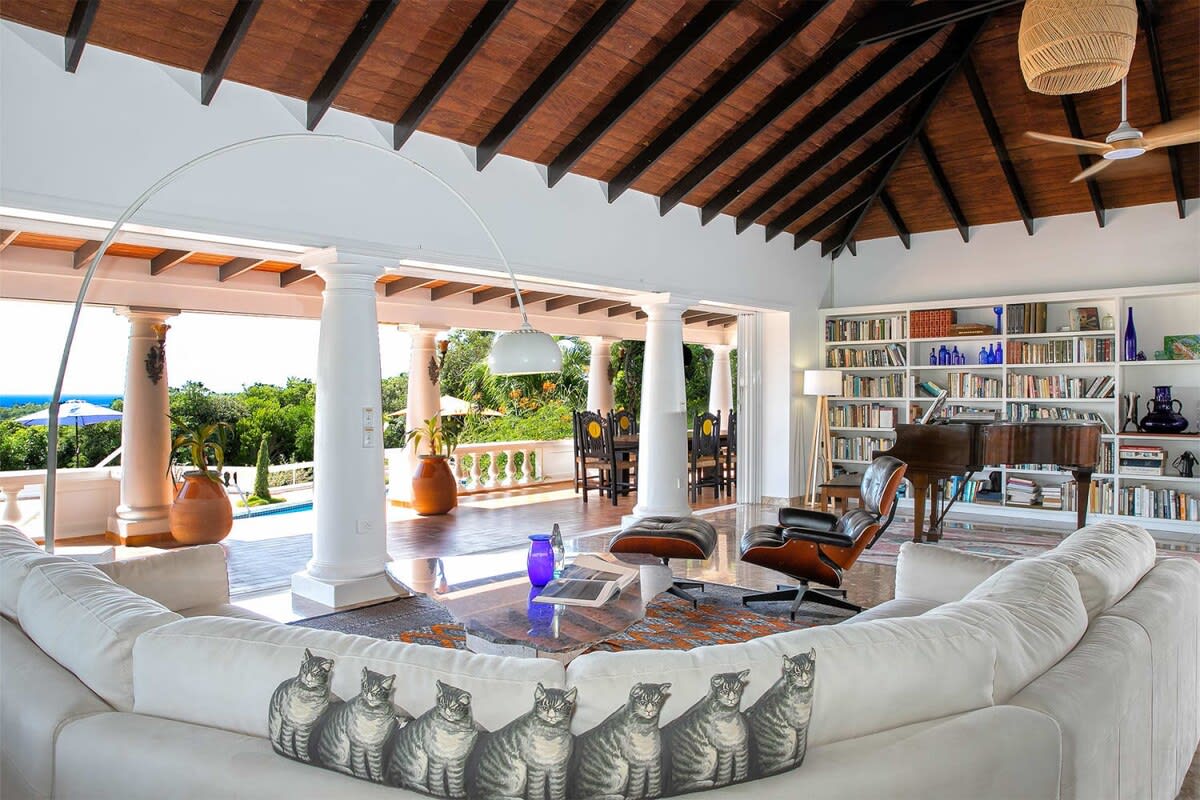 Villa Les Zephyrs, a Colonial West Indian Villa Above Baie Longue - Photo 12