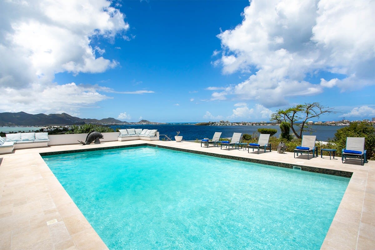 Villa Libellule, Five-Bedroom Baie Rouge Retreat with Caribbean Sea and Simpson Bay Lagoon Views Gallery 2