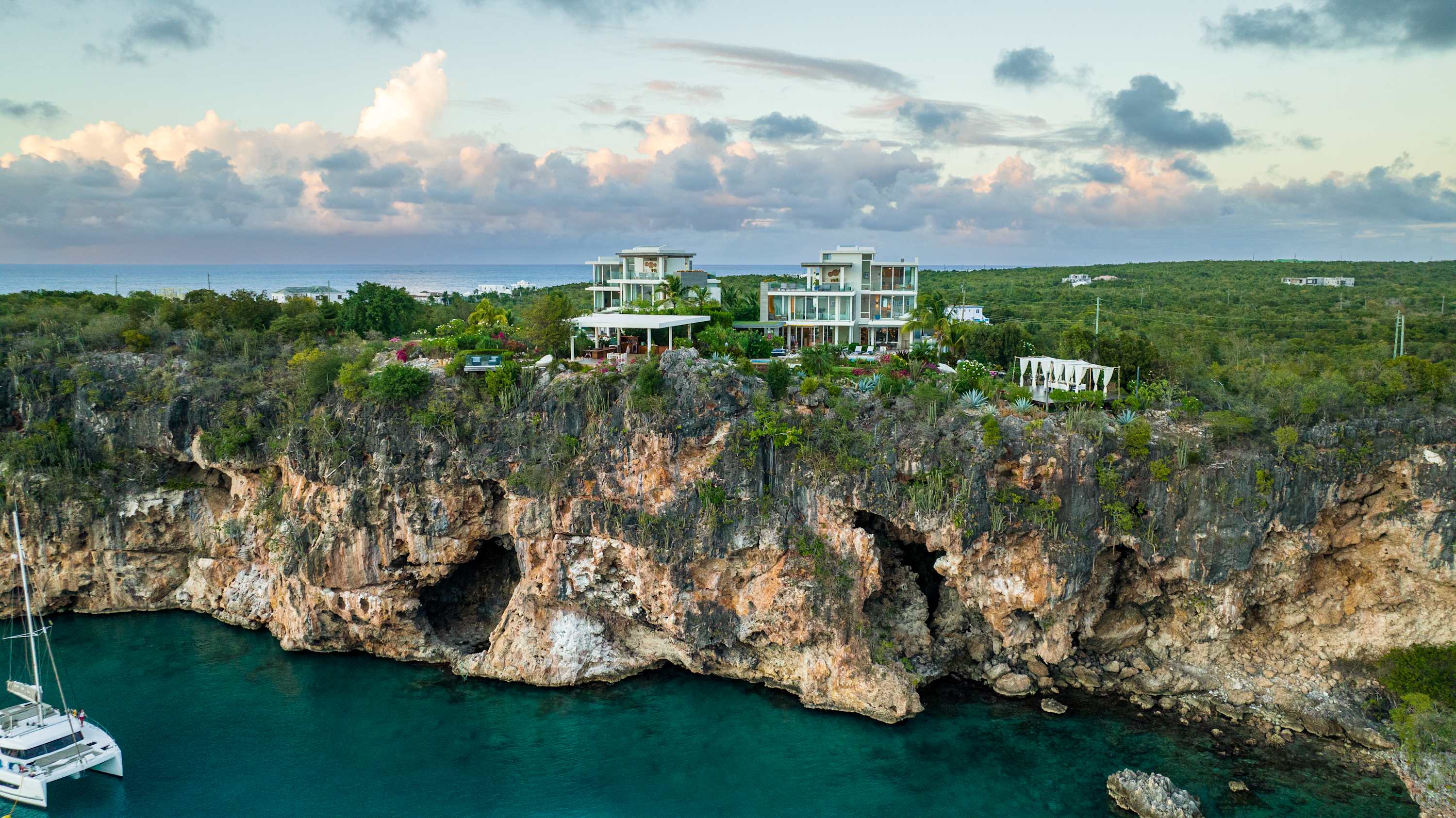 Little Bay Villas, Private Beachfront Estate in Anguilla with Two Pools and Ocean Views