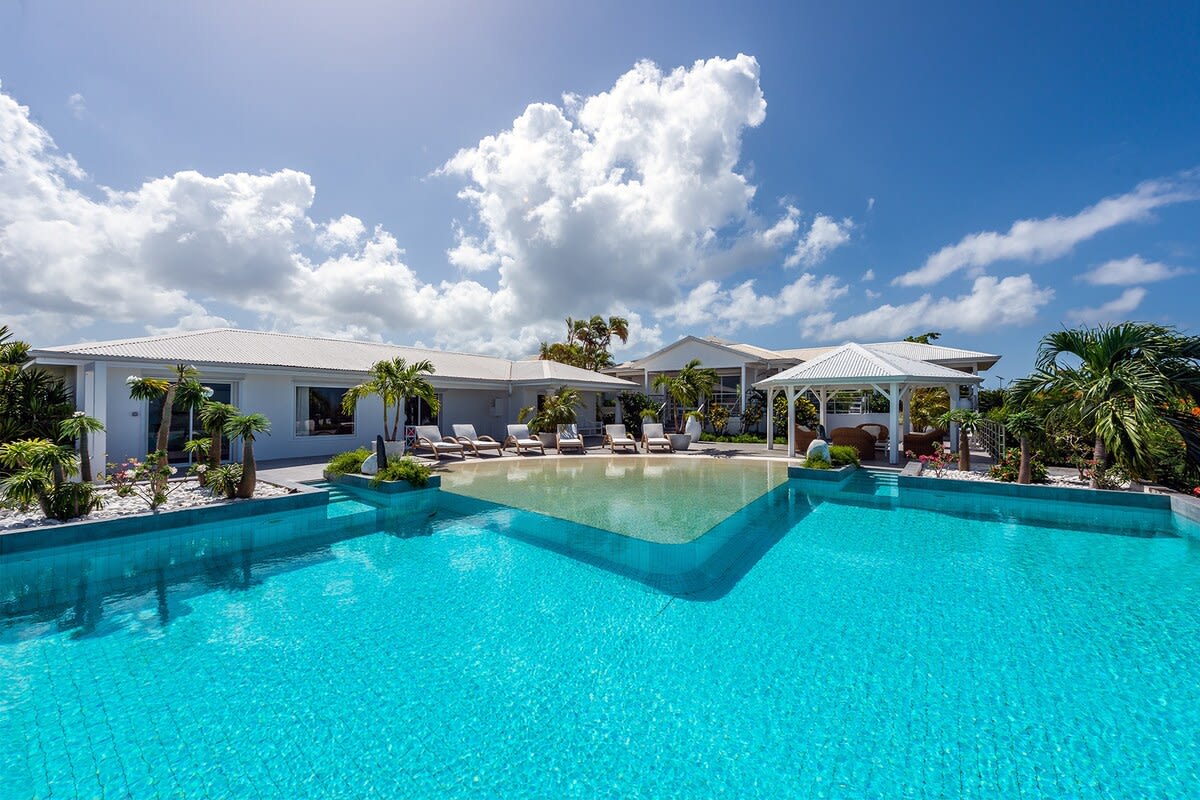 Villa Mandalay, a Five-Bedroom Ocean-View Retreat in Terres Basses Main View