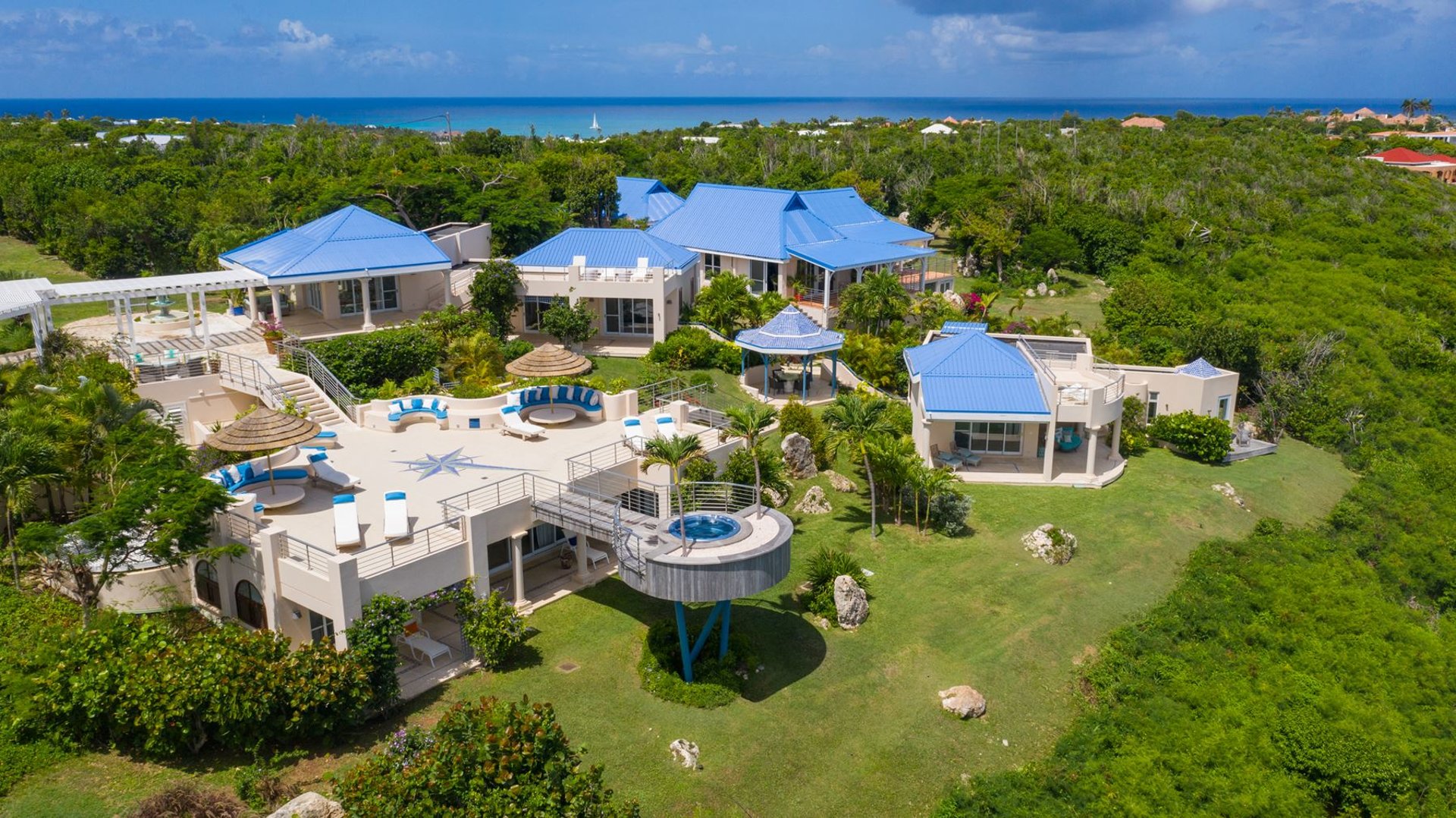 Mes Amis, A 13-Bedroom Cliff-Top Estate in Les Terres Basses Gallery 1