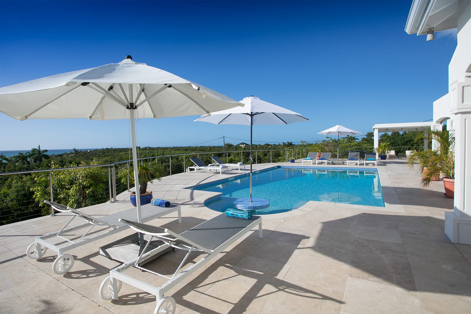 Villa Oceane in Terres Basses, a Four-Bedroom Saint Martin Villa with Heated Pool and Ocean Views Main View