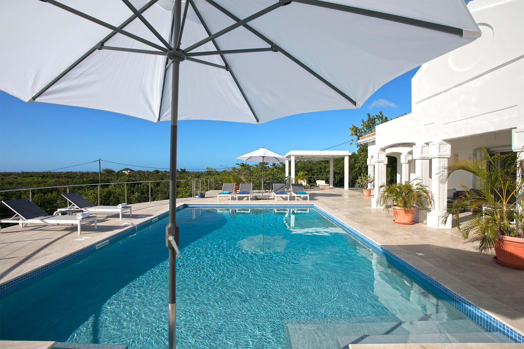 Villa Oceane in Terres Basses, a Four-Bedroom Saint Martin Villa with Heated Pool and Ocean Views Gallery 2