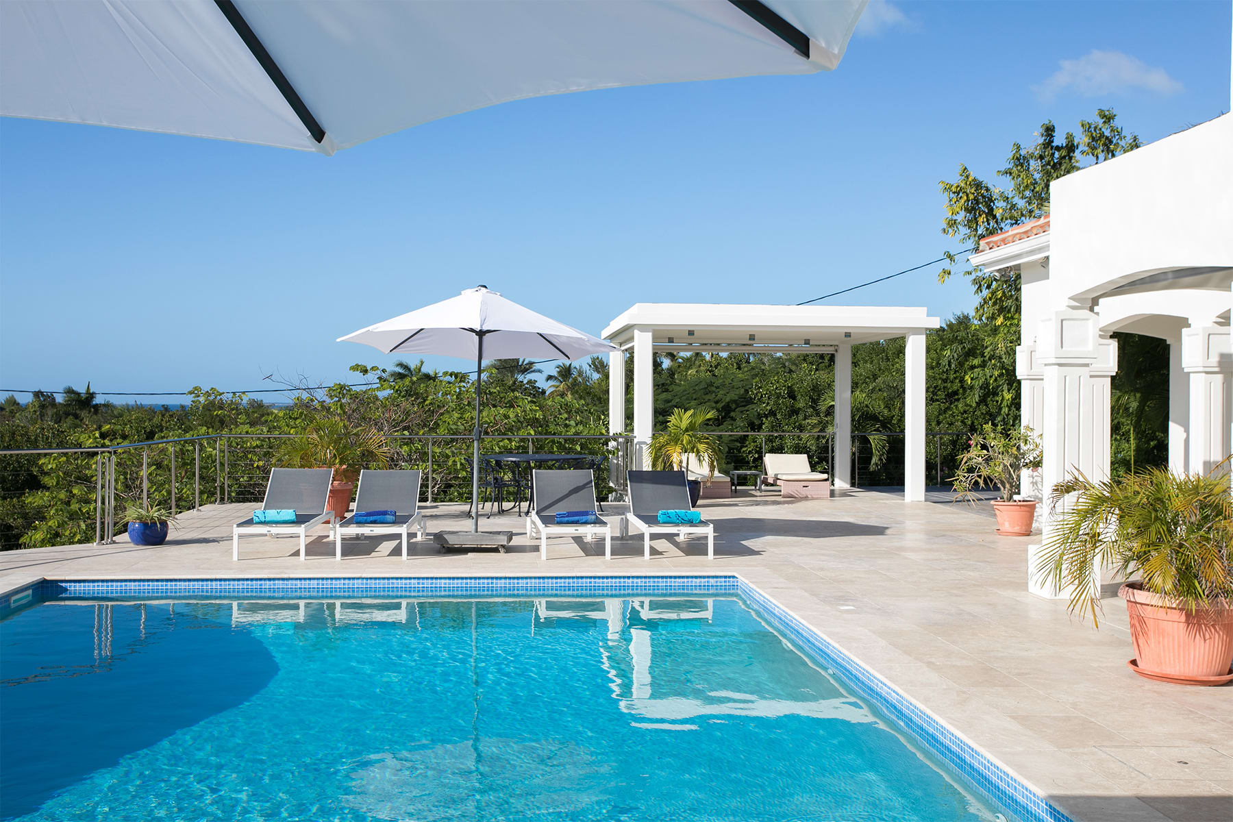Villa Oceane in Terres Basses, a Four-Bedroom Saint Martin Villa with Heated Pool and Ocean Views Gallery 3