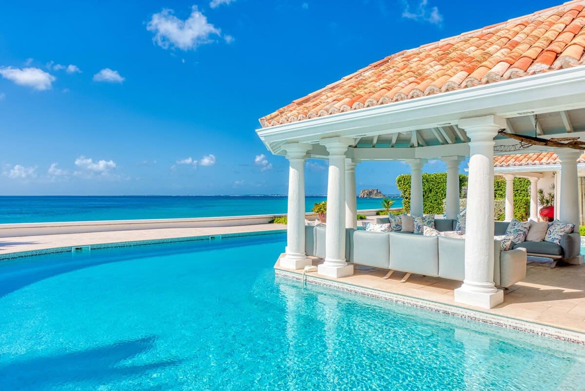Villa Petite Plage 5, Grand Case Beachfront Estate with Six King Suites and Heated Pool Gallery 1