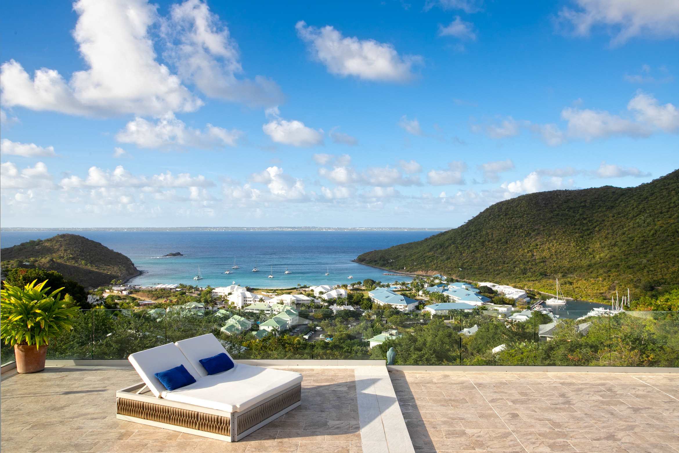 Privilège Estate, A Nine Bedroom Ocean View Retreat in Anse Marcel Main View