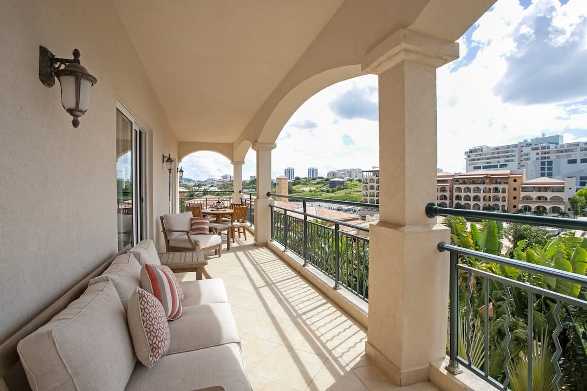 Villa Sea Breeze at Porto Cupecoy, Ocean-View Caribbean Condo with Resort Amenities Main View