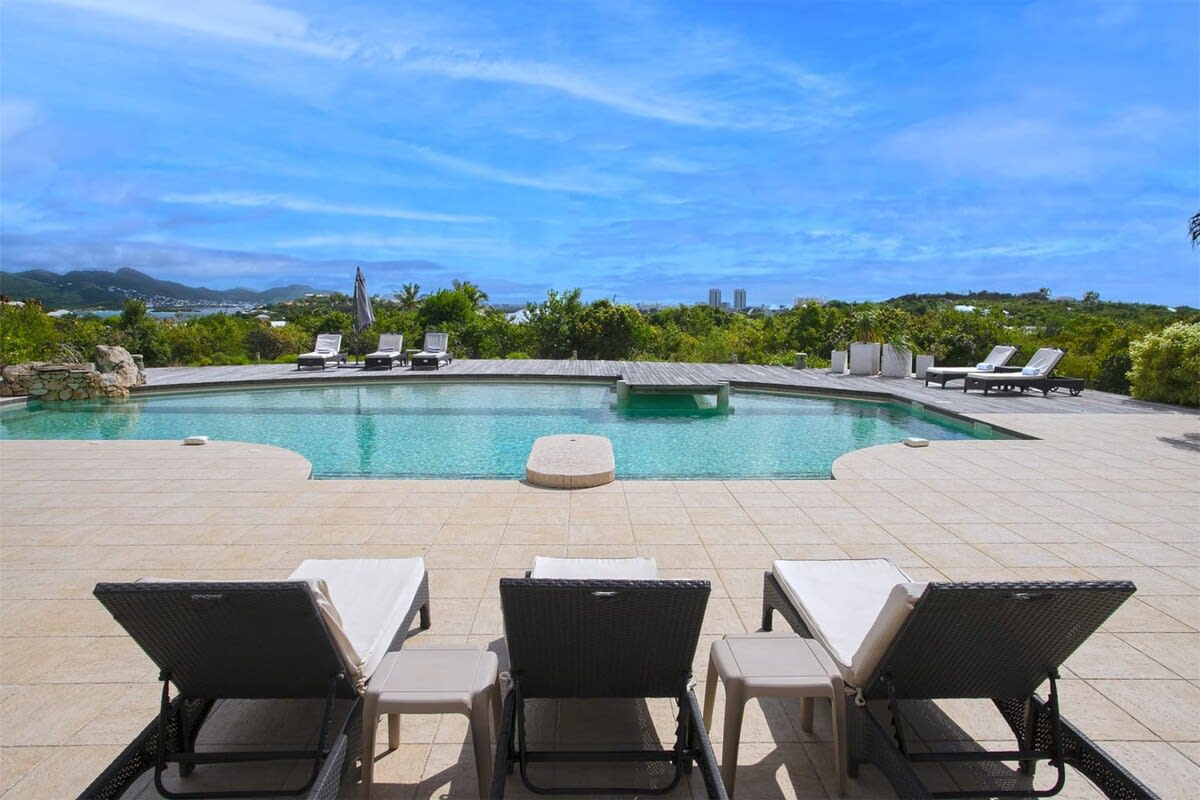 Villa Sol e Luna, Ocean-View Villa in Terres Basses - Photo 9